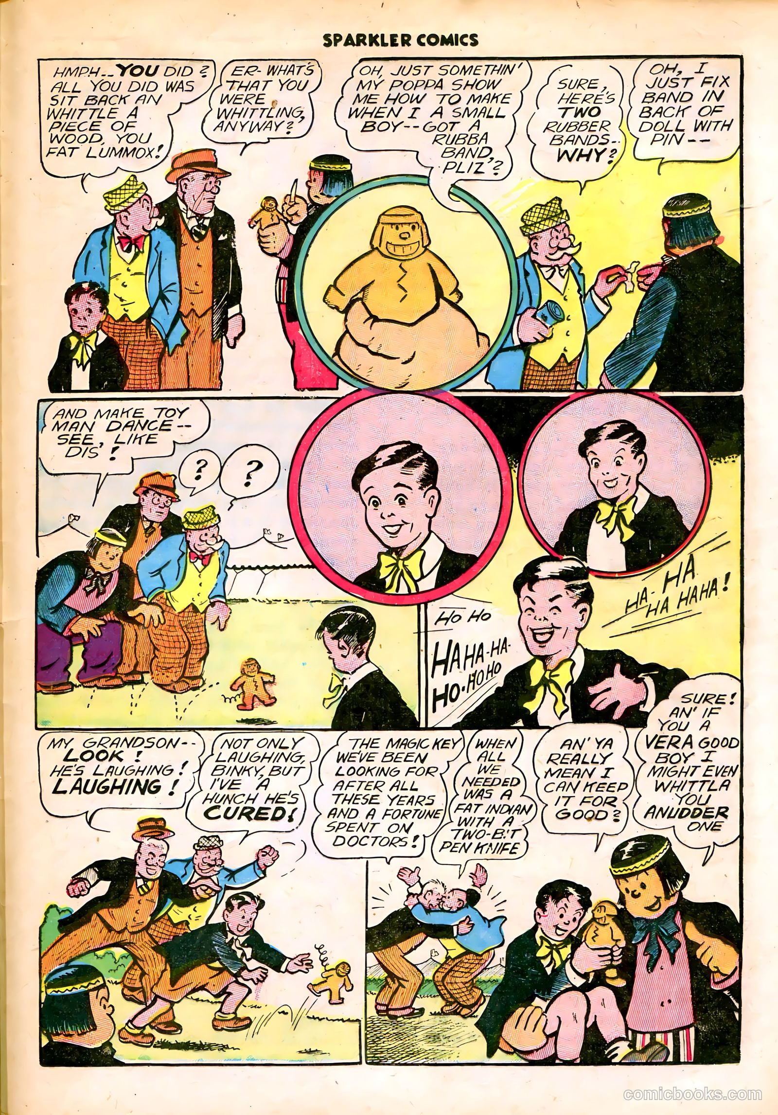 Sparkle Comics #26 (1952) — page 34 of 49