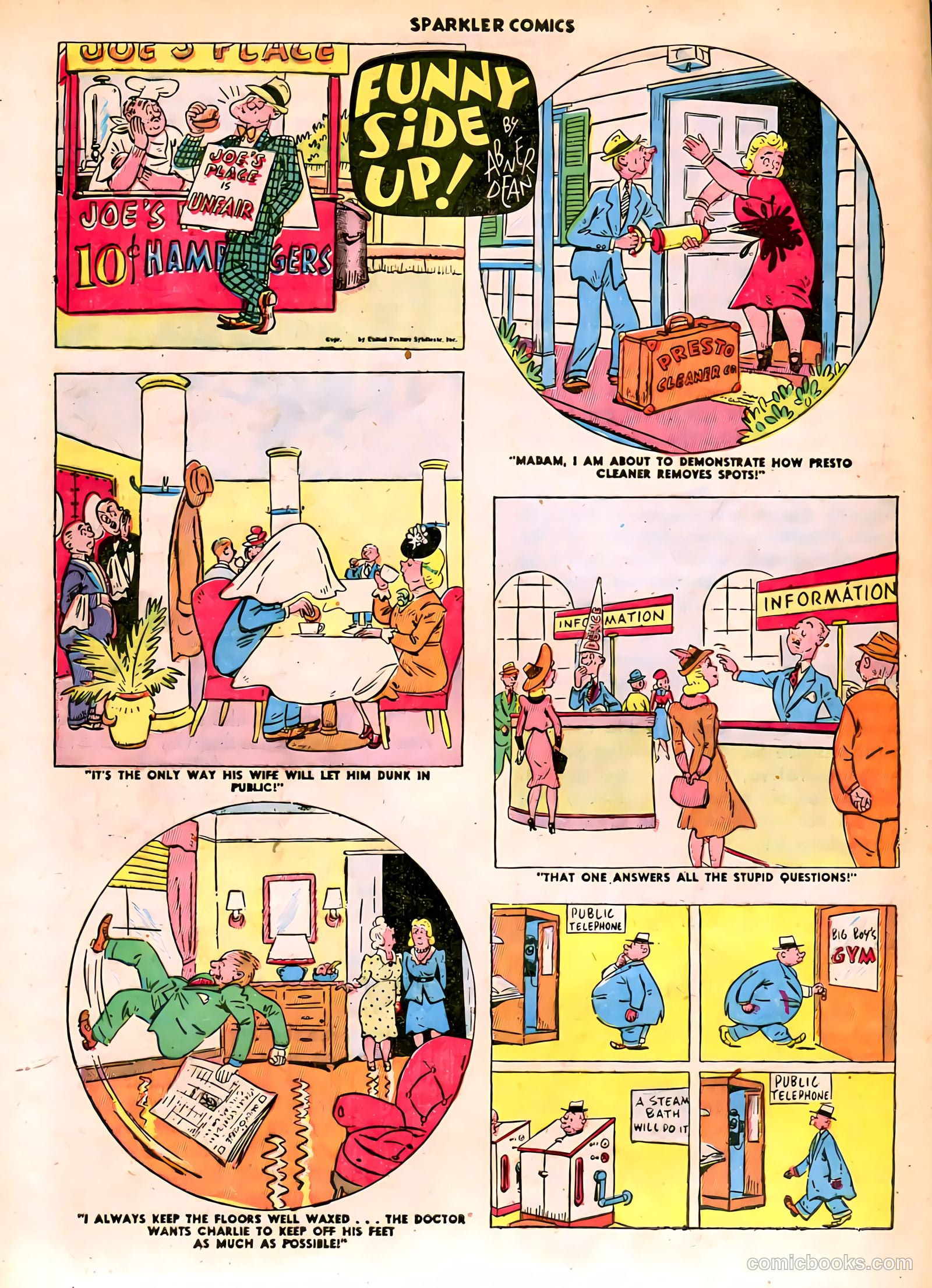 Sparkle Comics #26 (1952) — page 37 of 49