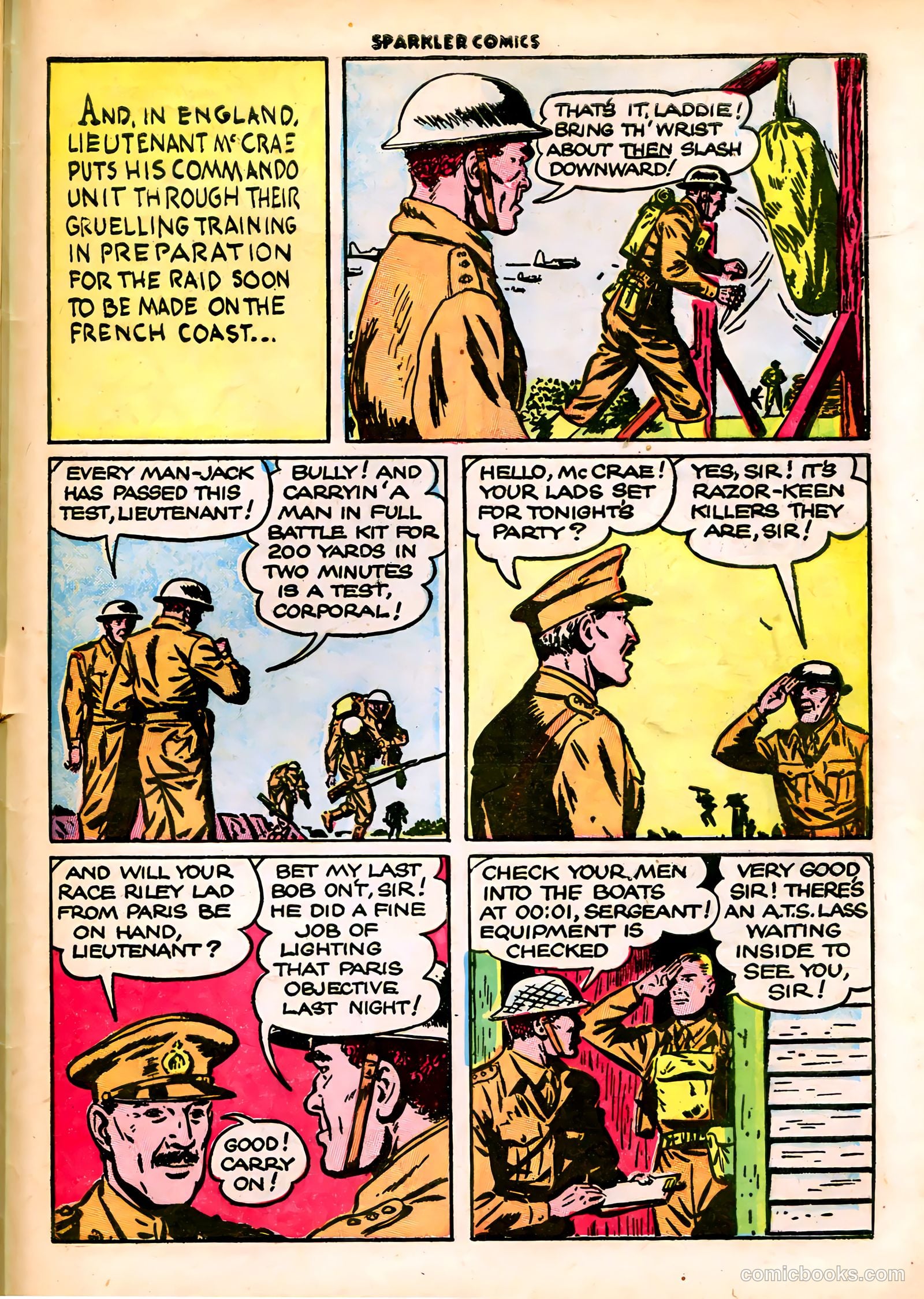 Sparkle Comics #26 (1952) — page 40 of 49