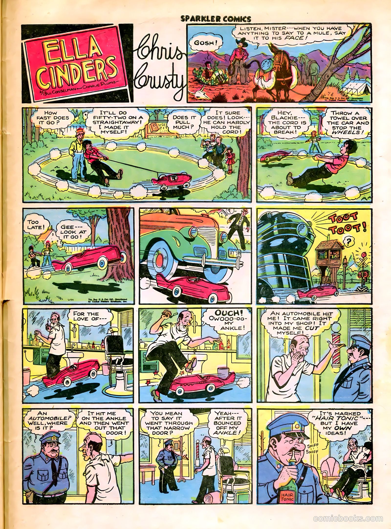 Sparkle Comics #26 (1952) — page 44 of 49