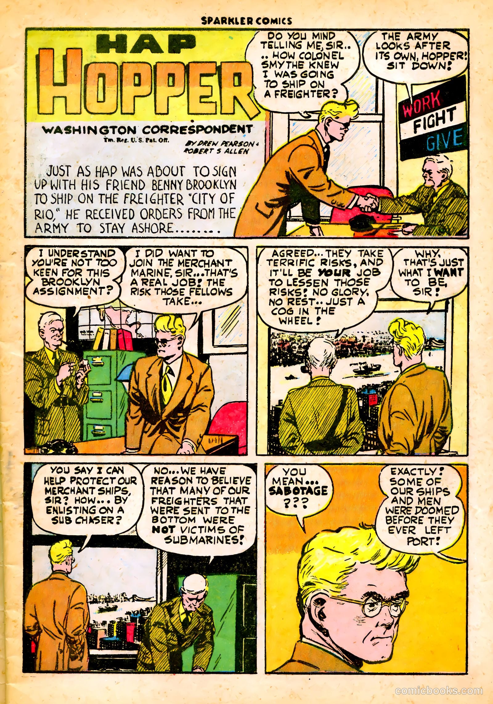 Sparkle Comics #27 (1953) — page 3 of 49