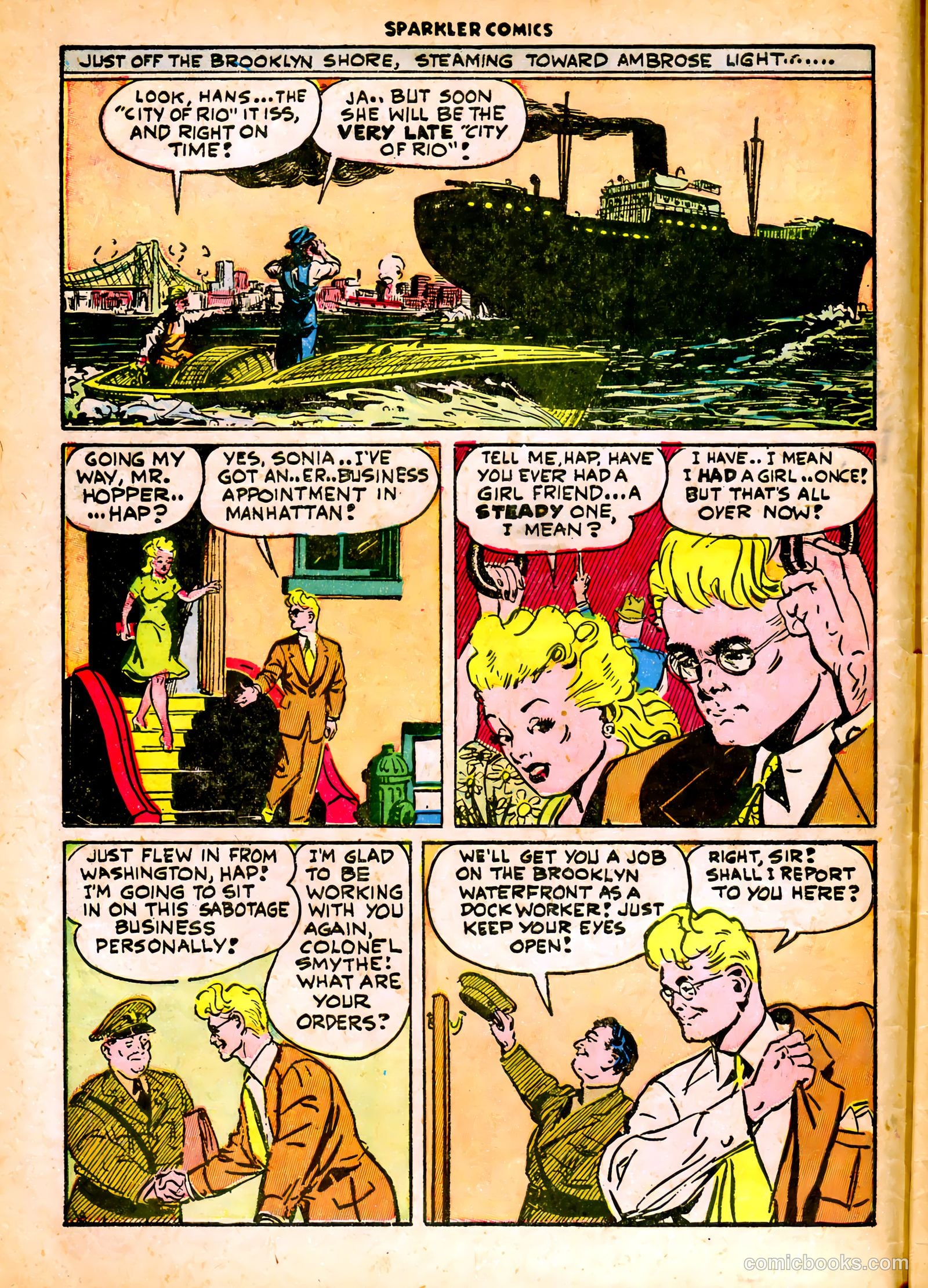 Sparkle Comics #27 (1953) — page 4 of 49