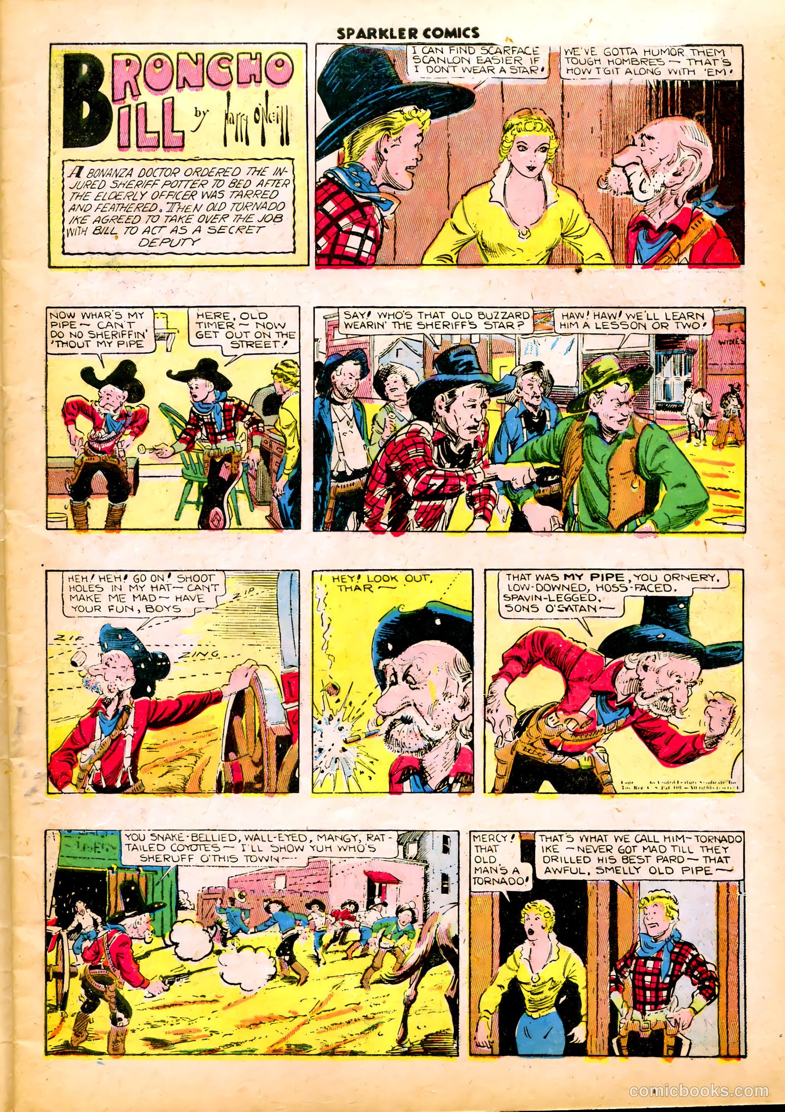 Sparkle Comics #27 (1953) — page 7 of 49
