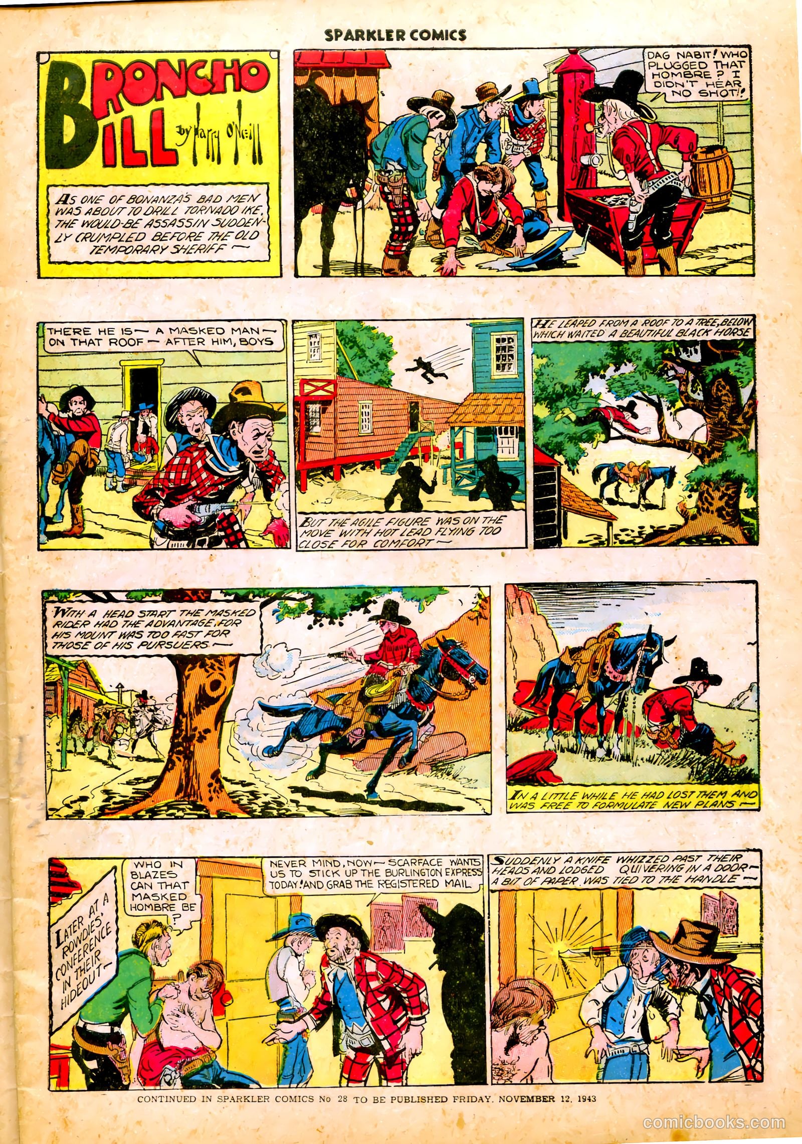 Sparkle Comics #27 (1953) — page 9 of 49