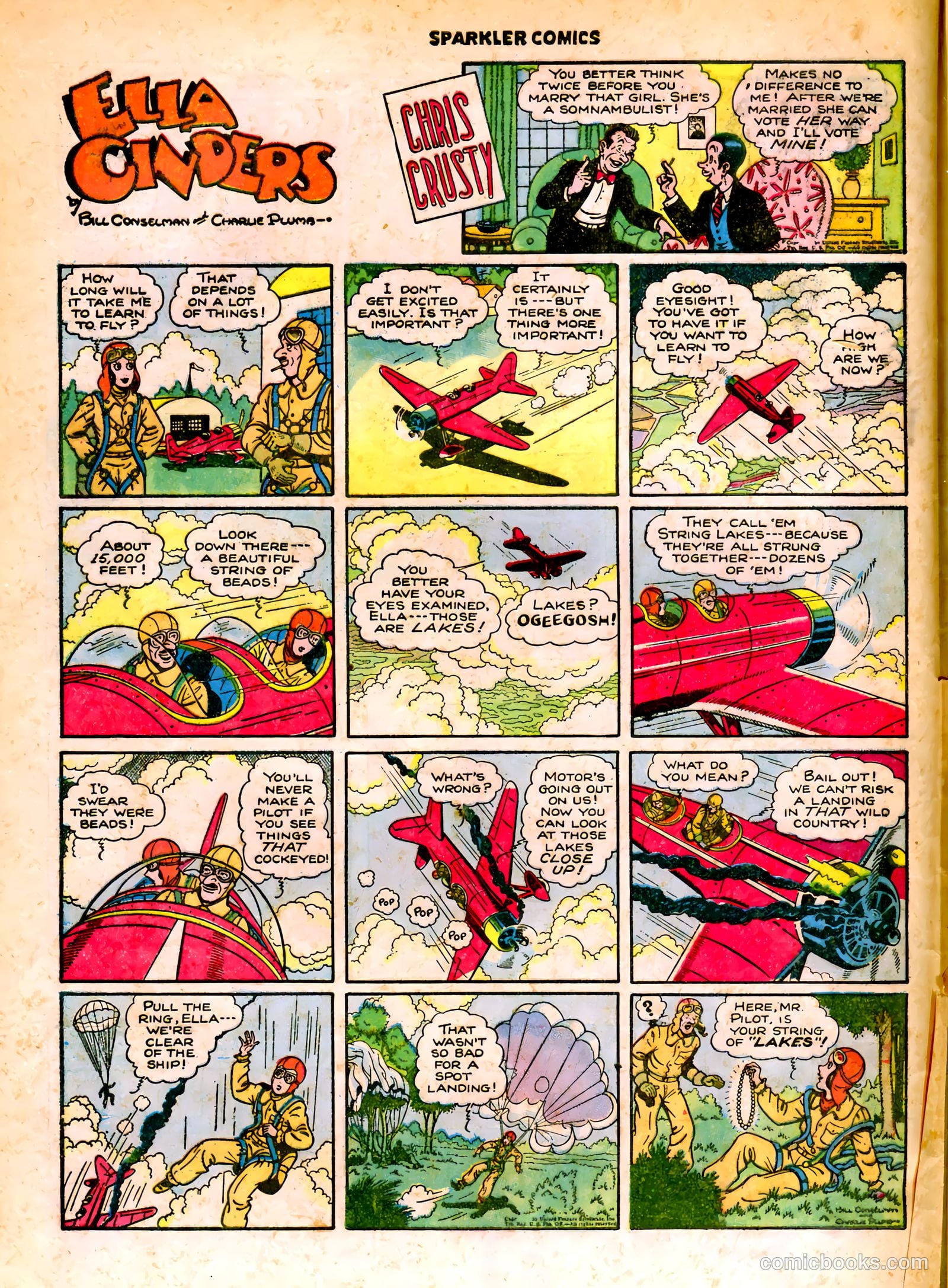 Sparkle Comics #27 (1953) — page 10 of 49