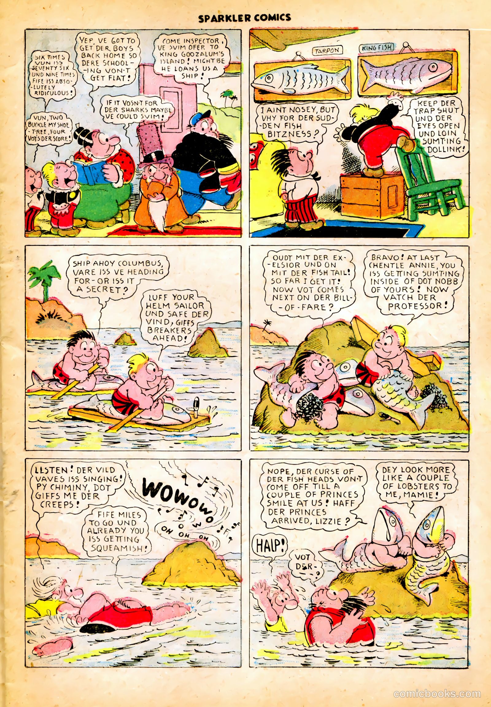 Sparkle Comics #27 (1953) — page 14 of 49