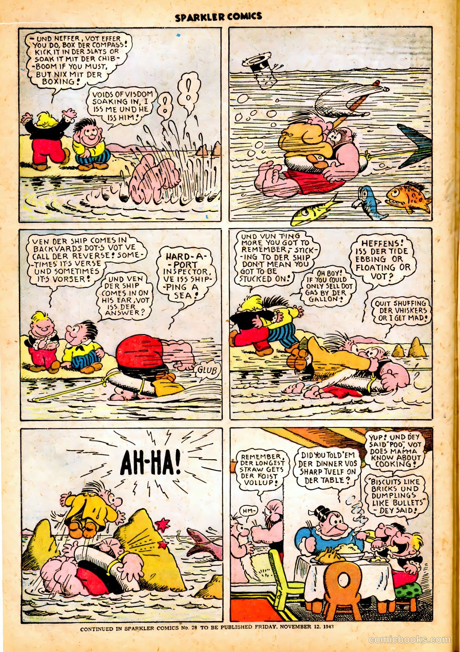 Sparkle Comics #27 (1953) — page 17 of 49