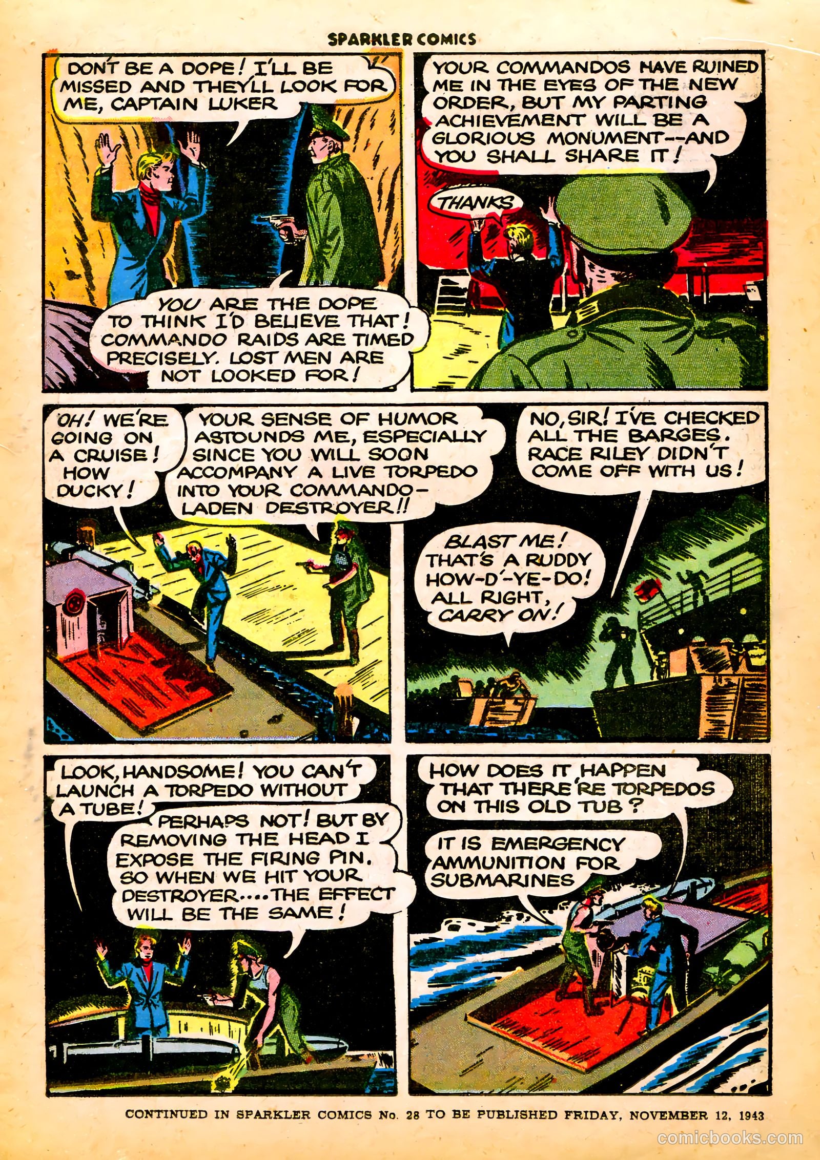Sparkle Comics #27 (1953) — page 22 of 49