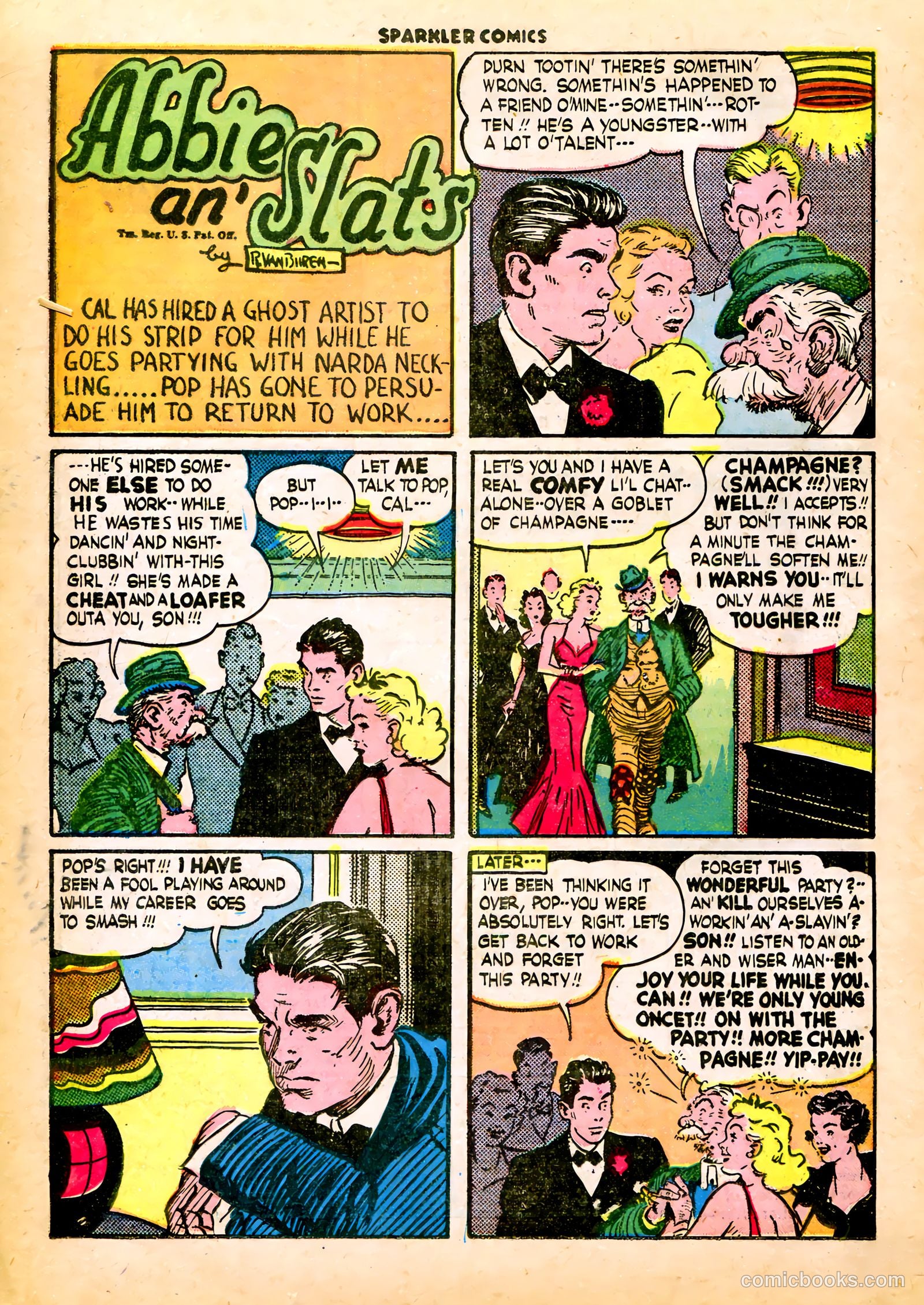Sparkle Comics #27 (1953) — page 25 of 49
