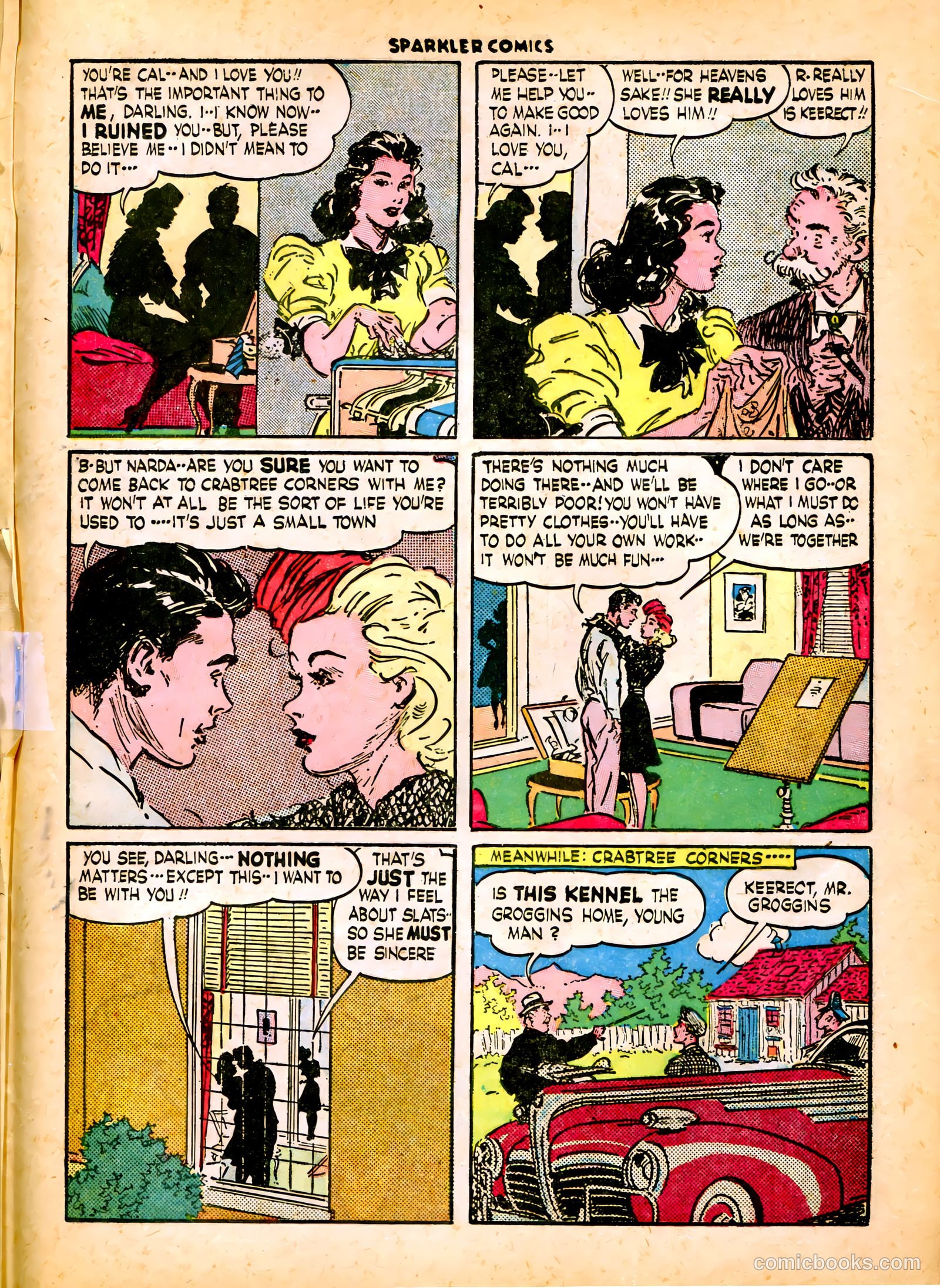 Sparkle Comics #27 (1953) — page 28 of 49