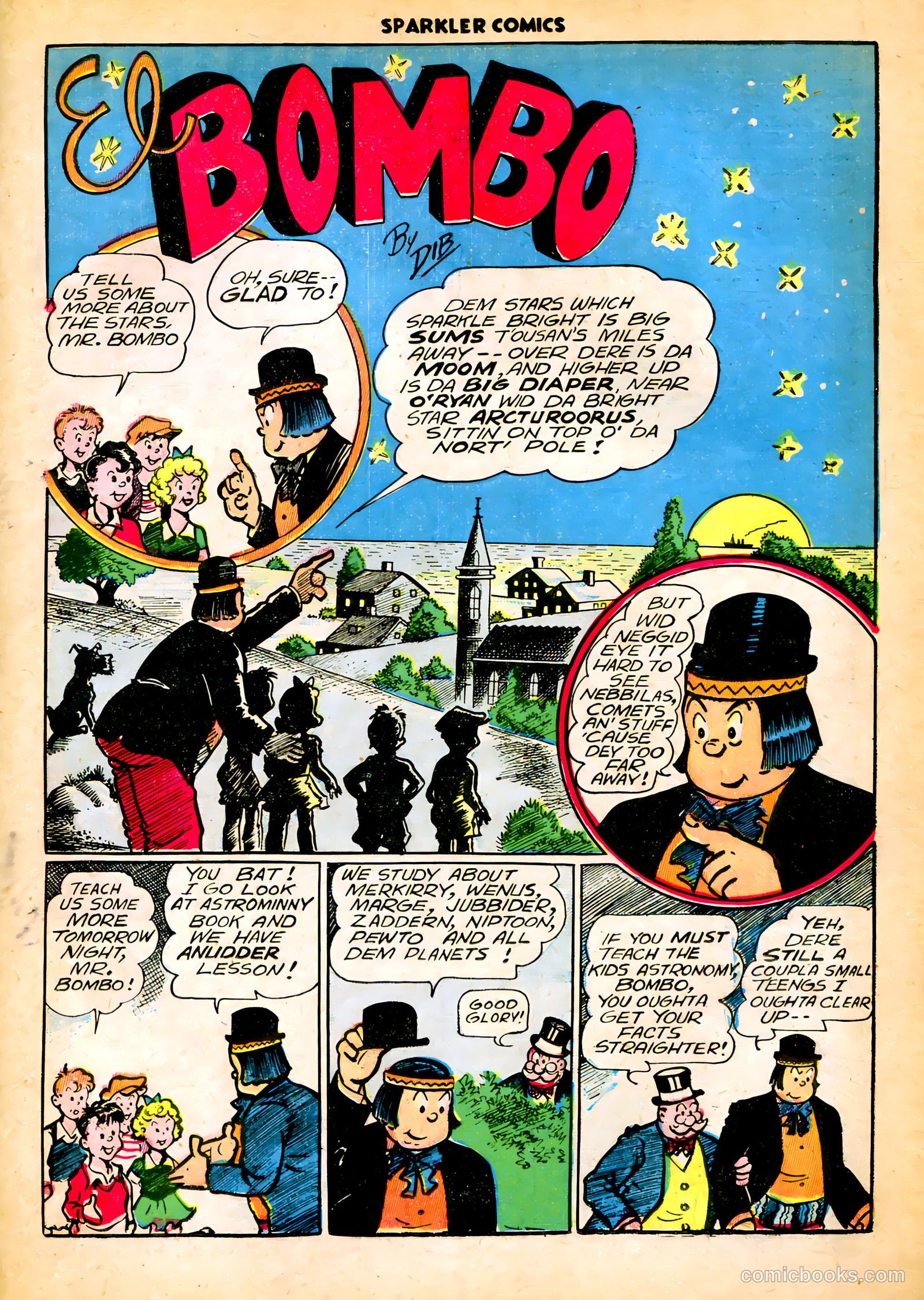 Sparkle Comics #27 (1953) — page 30 of 49
