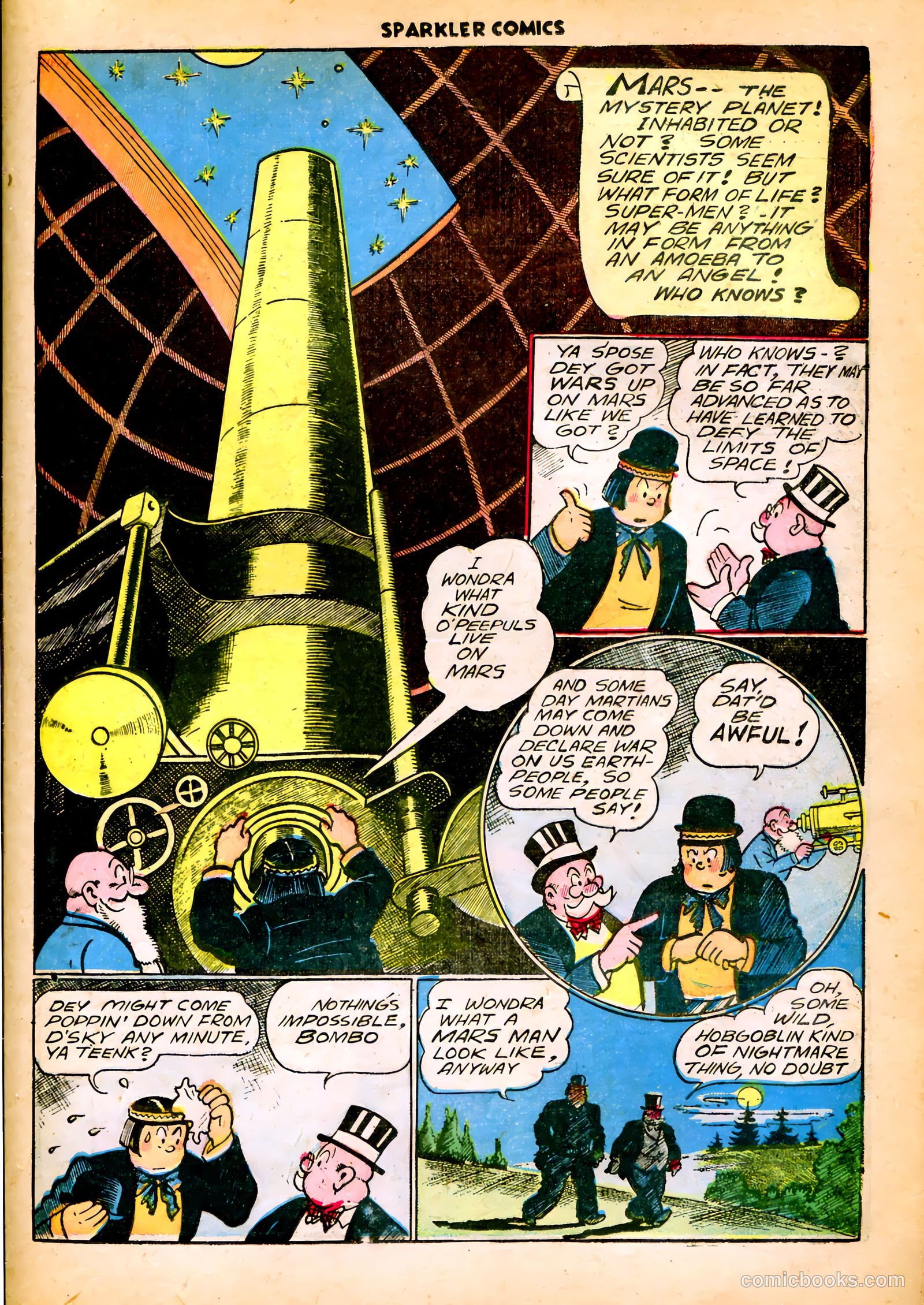 Sparkle Comics #27 (1953) — page 32 of 49