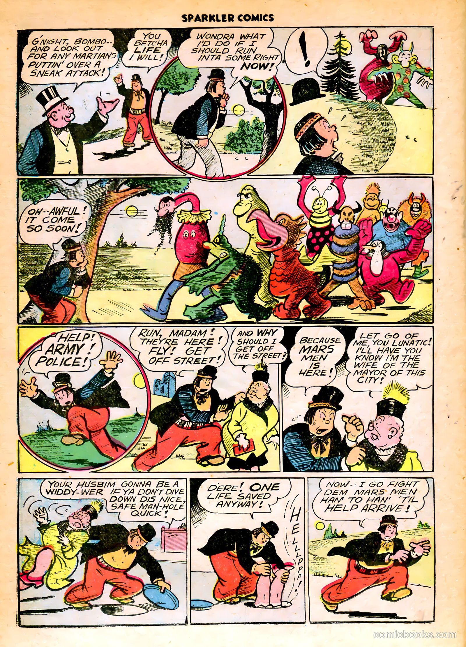 Sparkle Comics #27 (1953) — page 33 of 49