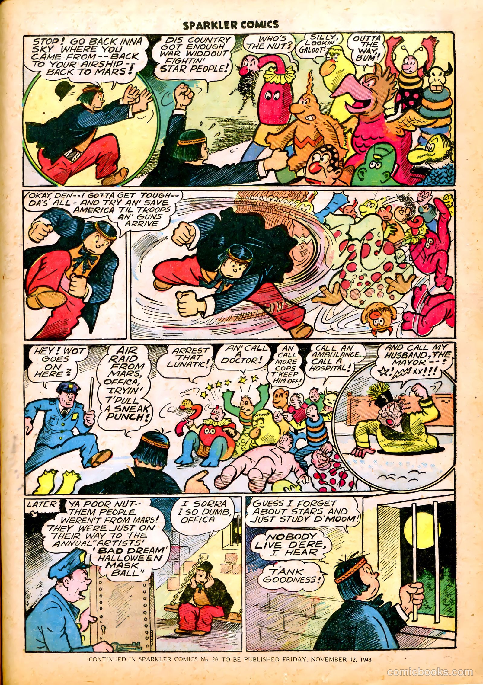 Sparkle Comics #27 (1953) — page 34 of 49