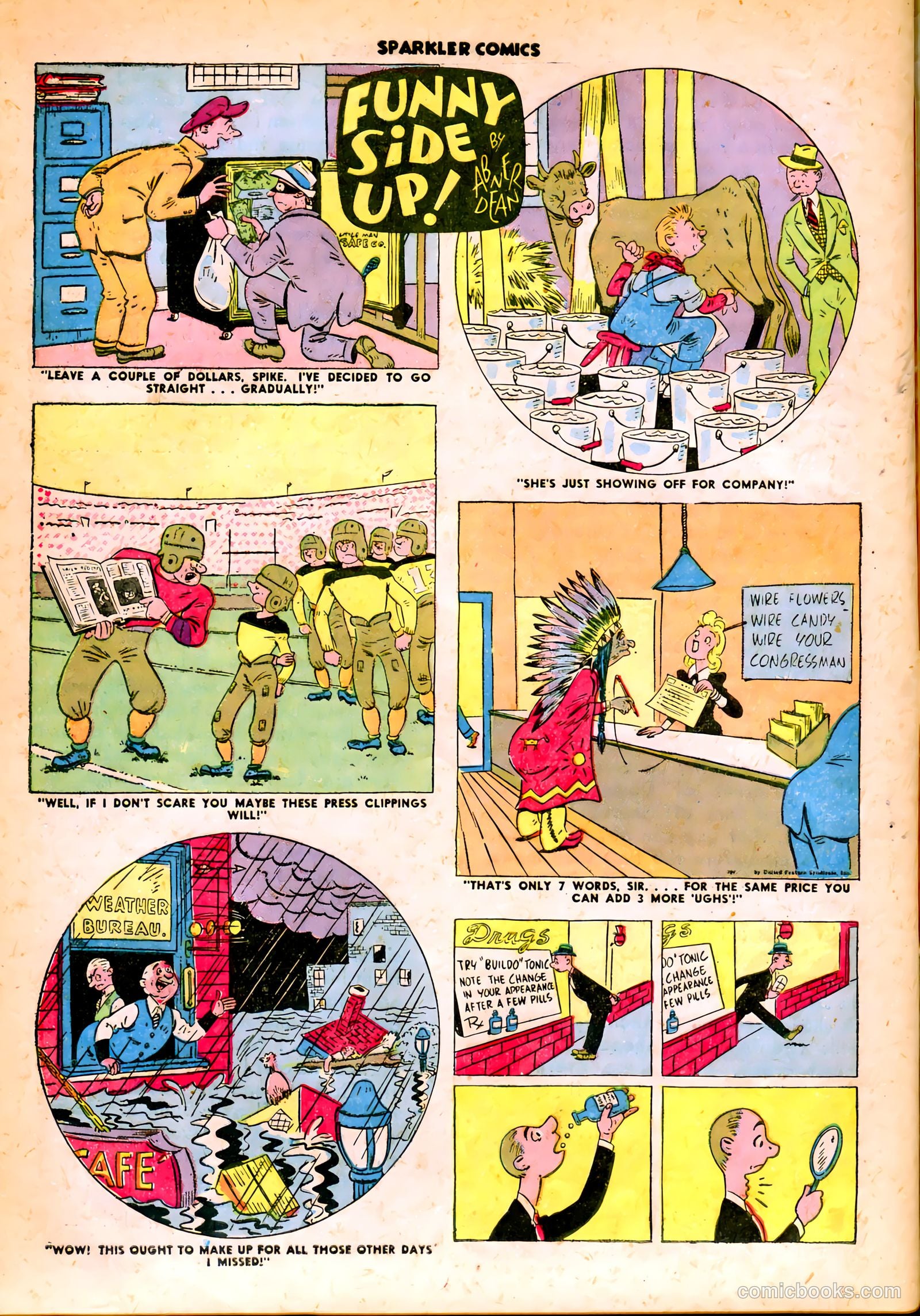 Sparkle Comics #27 (1953) — page 37 of 49