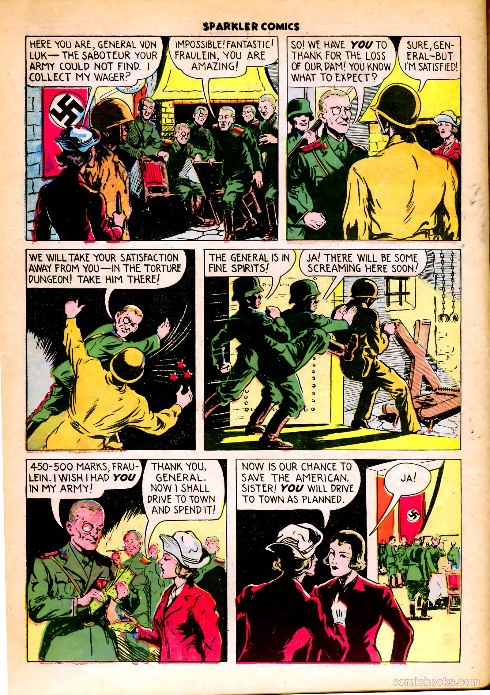 Sparkle Comics #27 (1953) — page 41 of 49