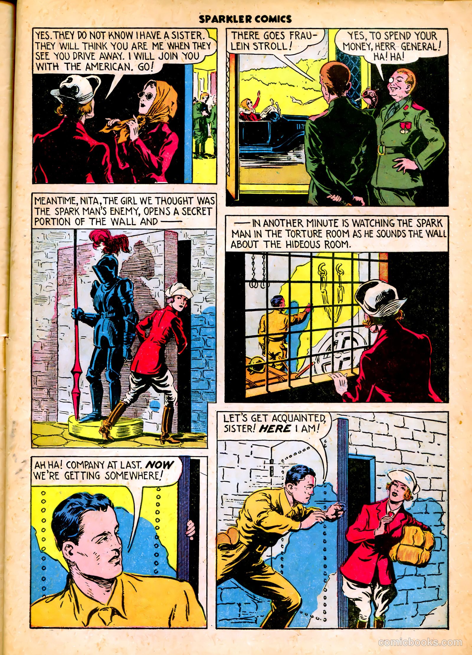 Sparkle Comics #27 (1953) — page 42 of 49