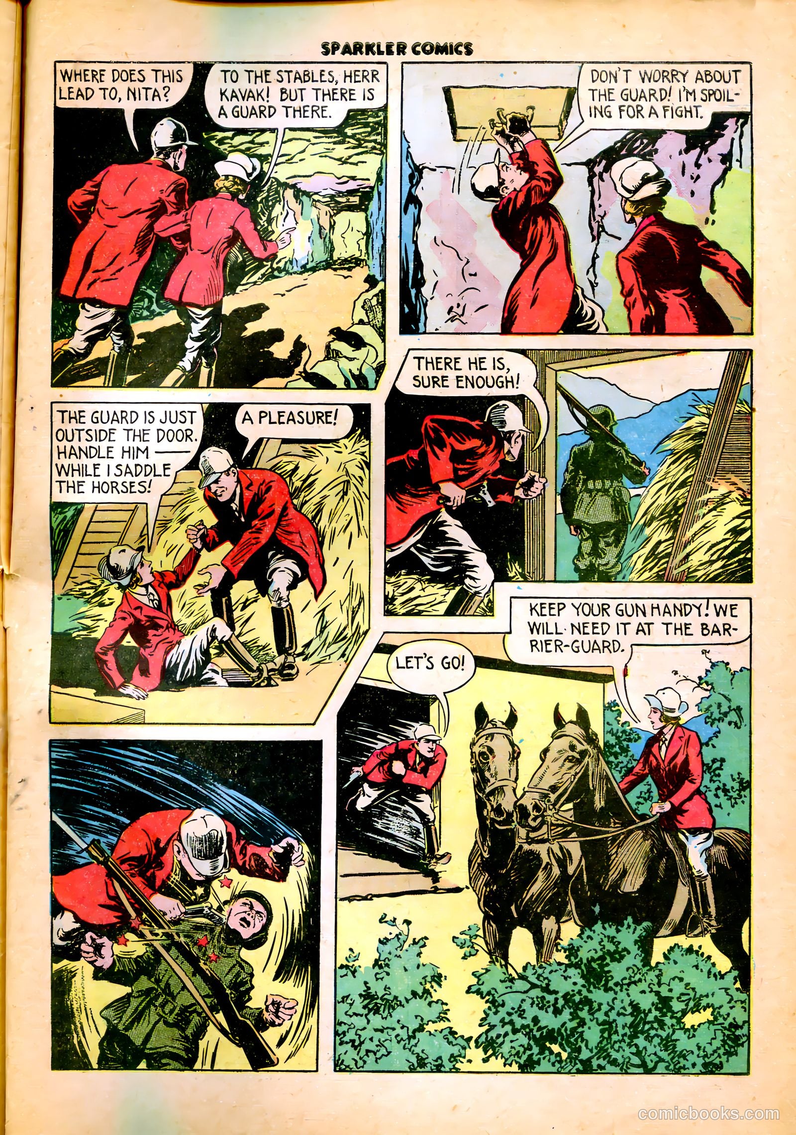 Sparkle Comics #27 (1953) — page 44 of 49