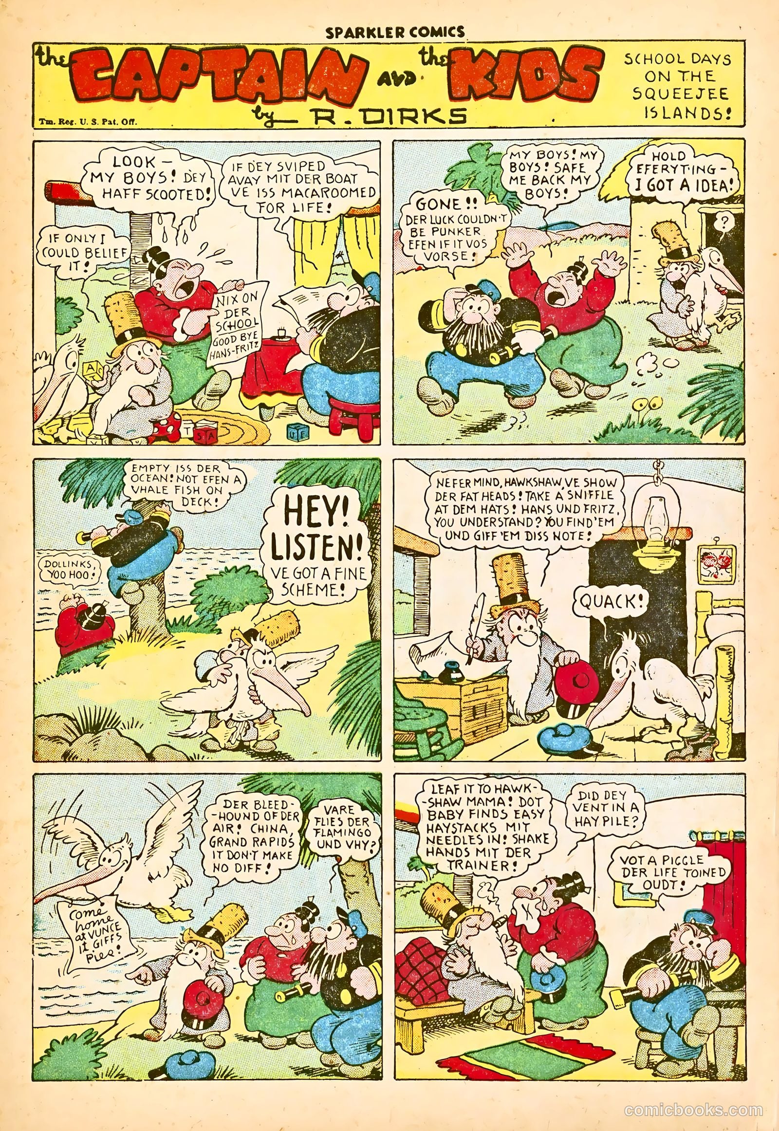 Sparkle Comics #28 (1953) — page 3 of 49