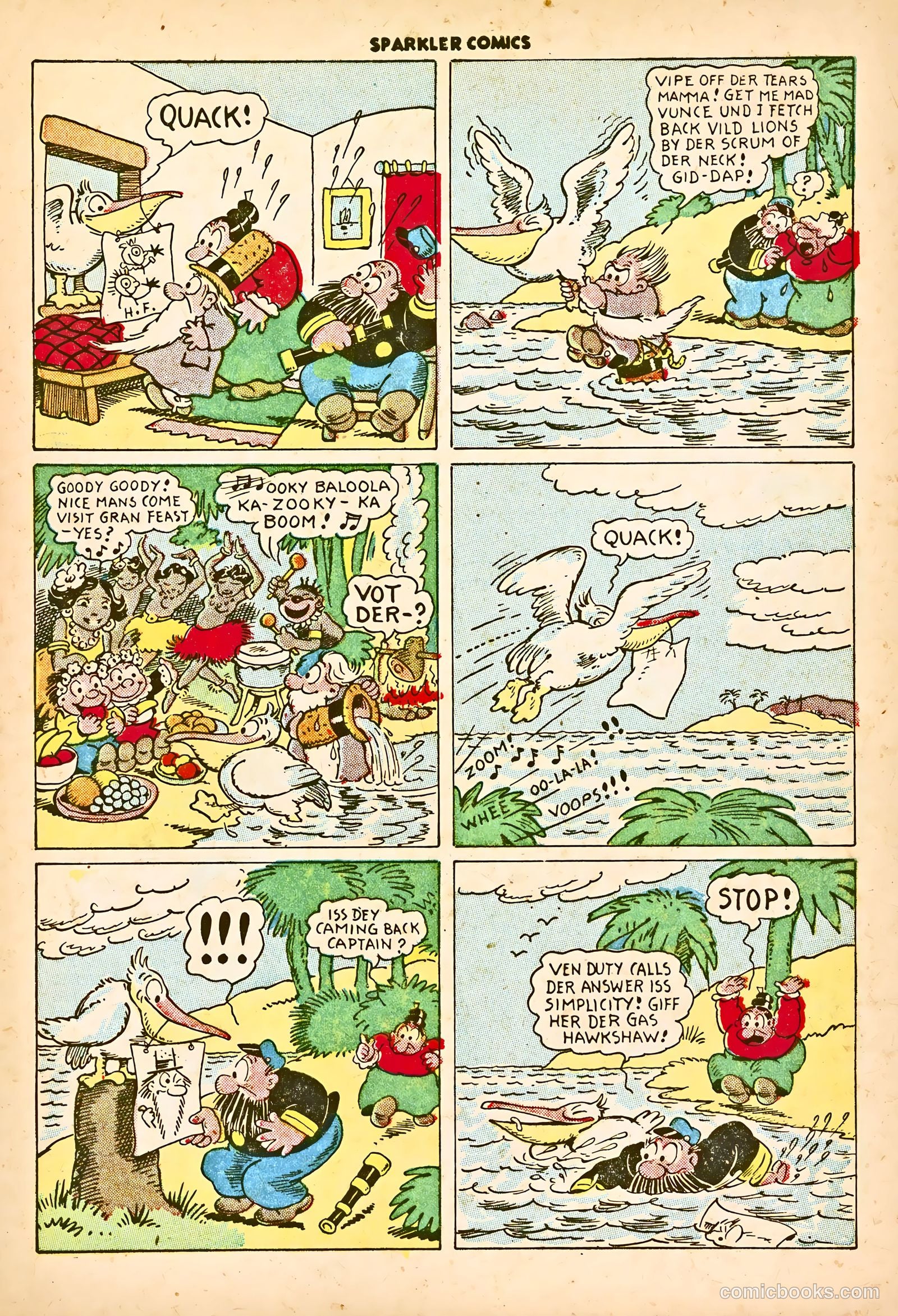 Sparkle Comics #28 (1953) — page 4 of 49