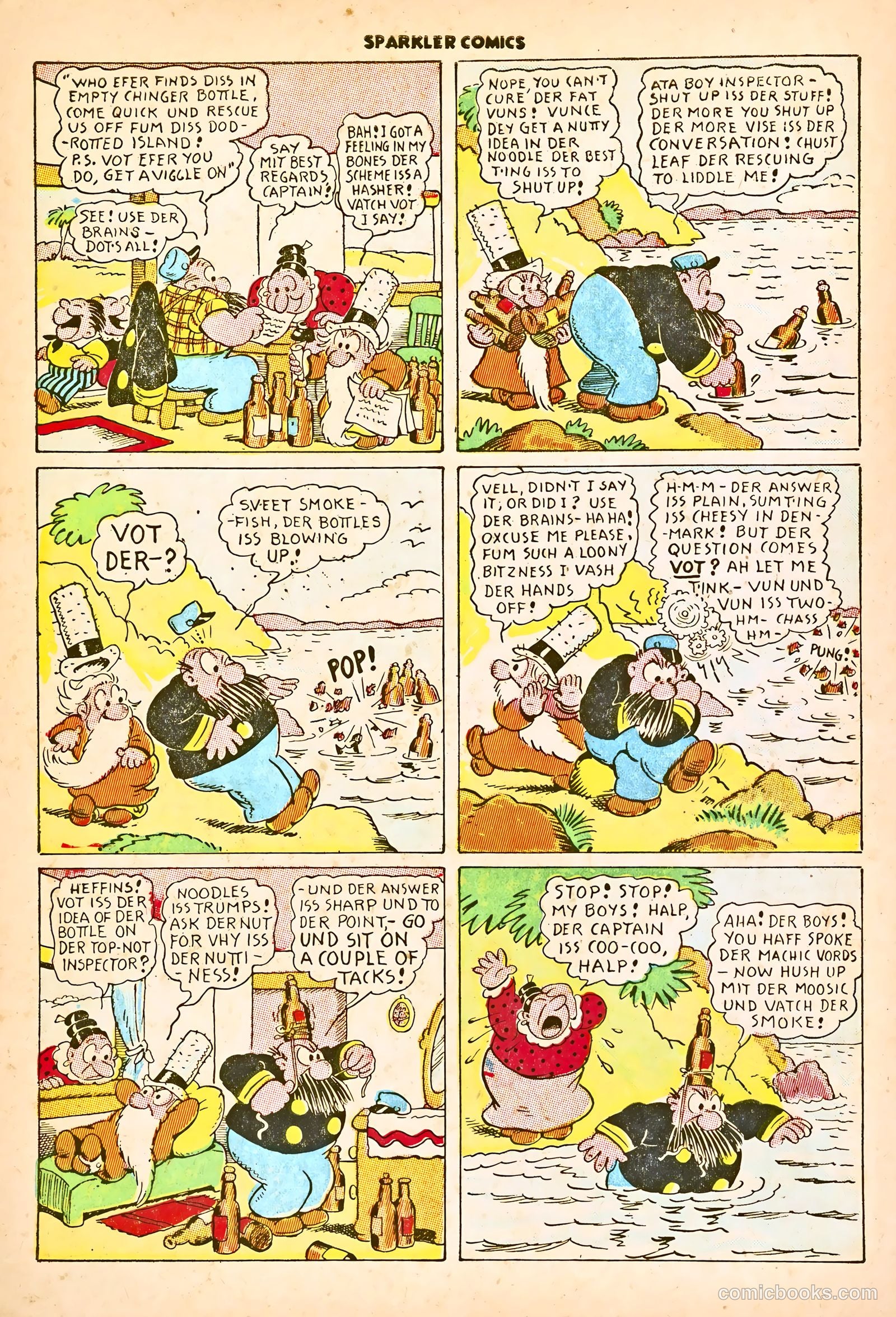 Sparkle Comics #28 (1953) — page 5 of 49