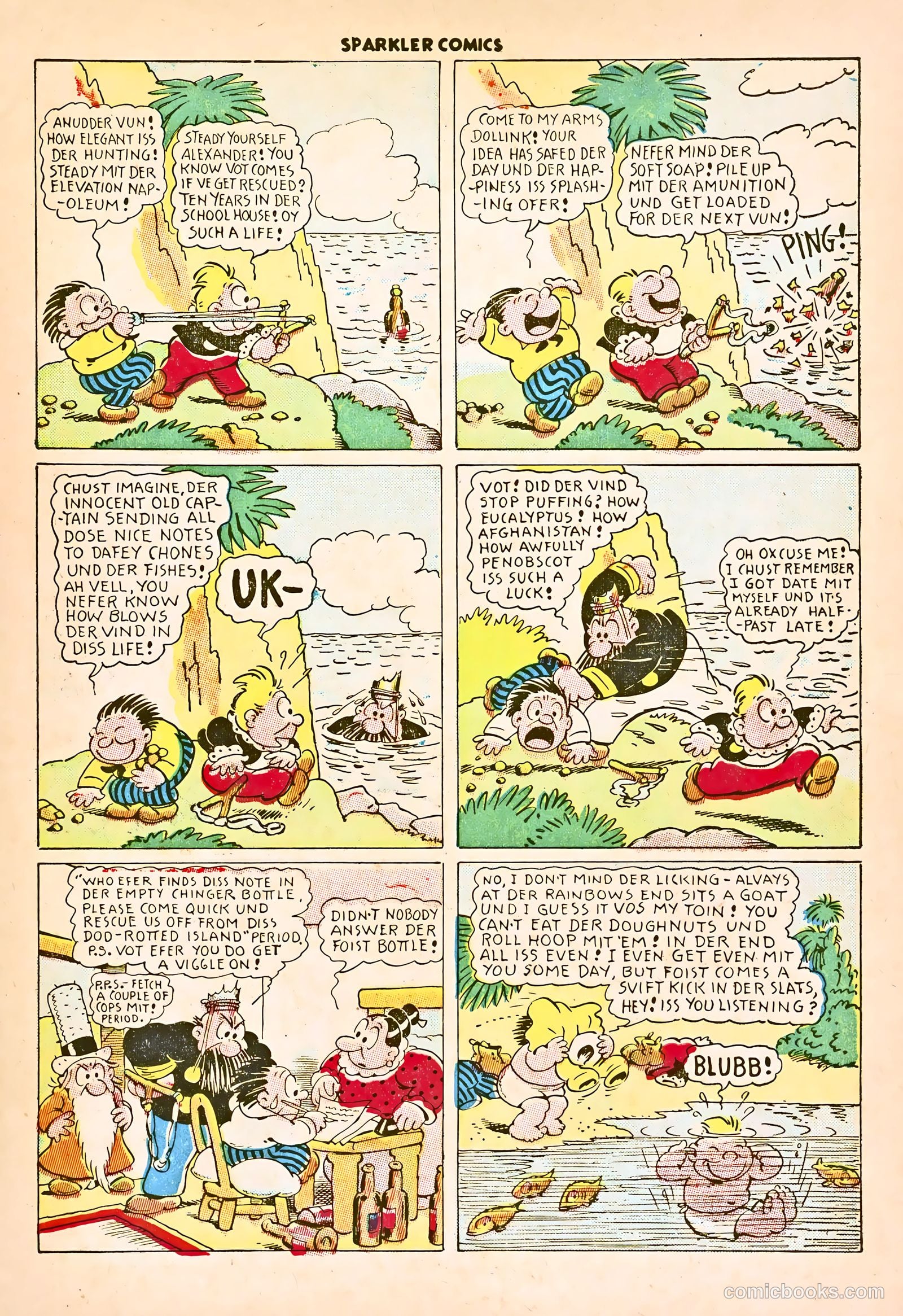 Sparkle Comics #28 (1953) — page 6 of 49