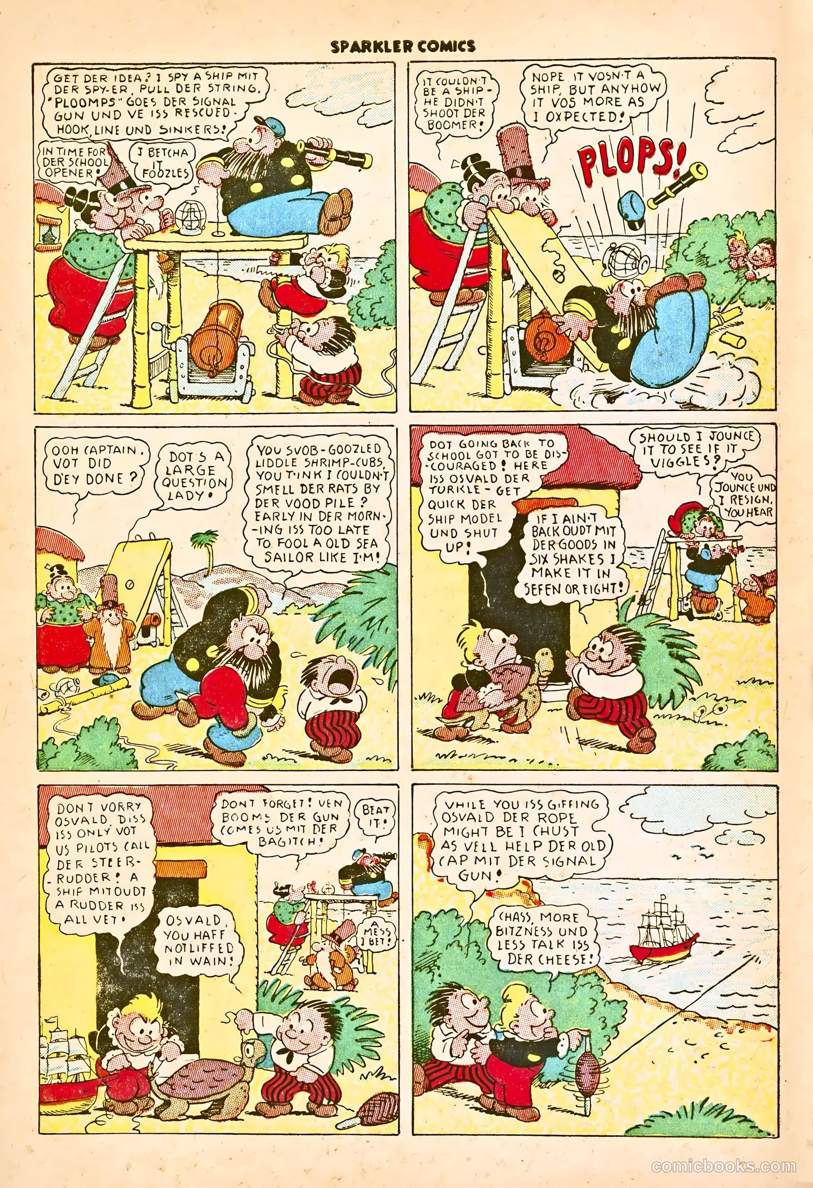 Sparkle Comics #28 (1953) — page 7 of 49