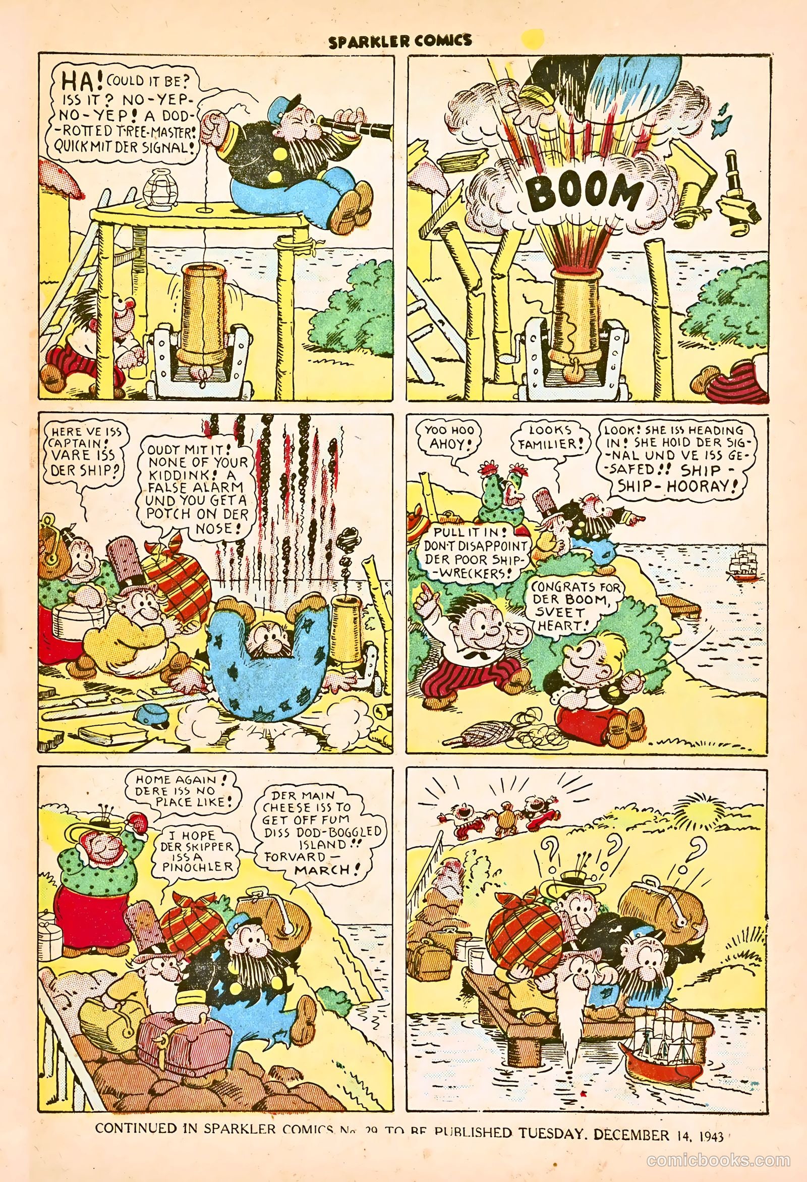 Sparkle Comics #28 (1953) — page 8 of 49