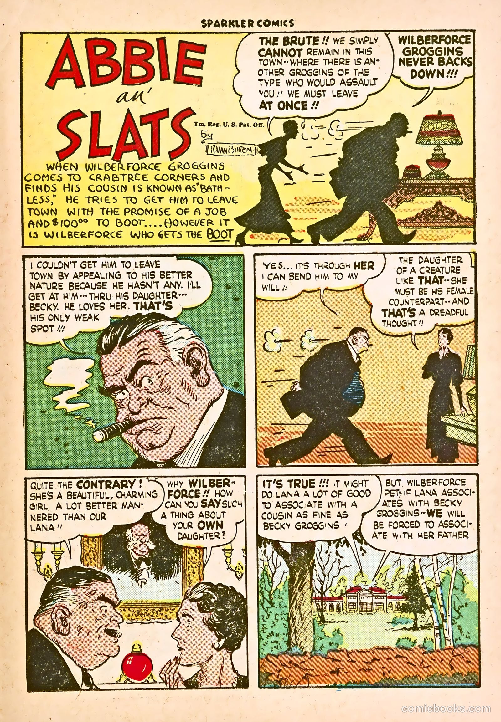 Sparkle Comics #28 (1953) — page 14 of 49