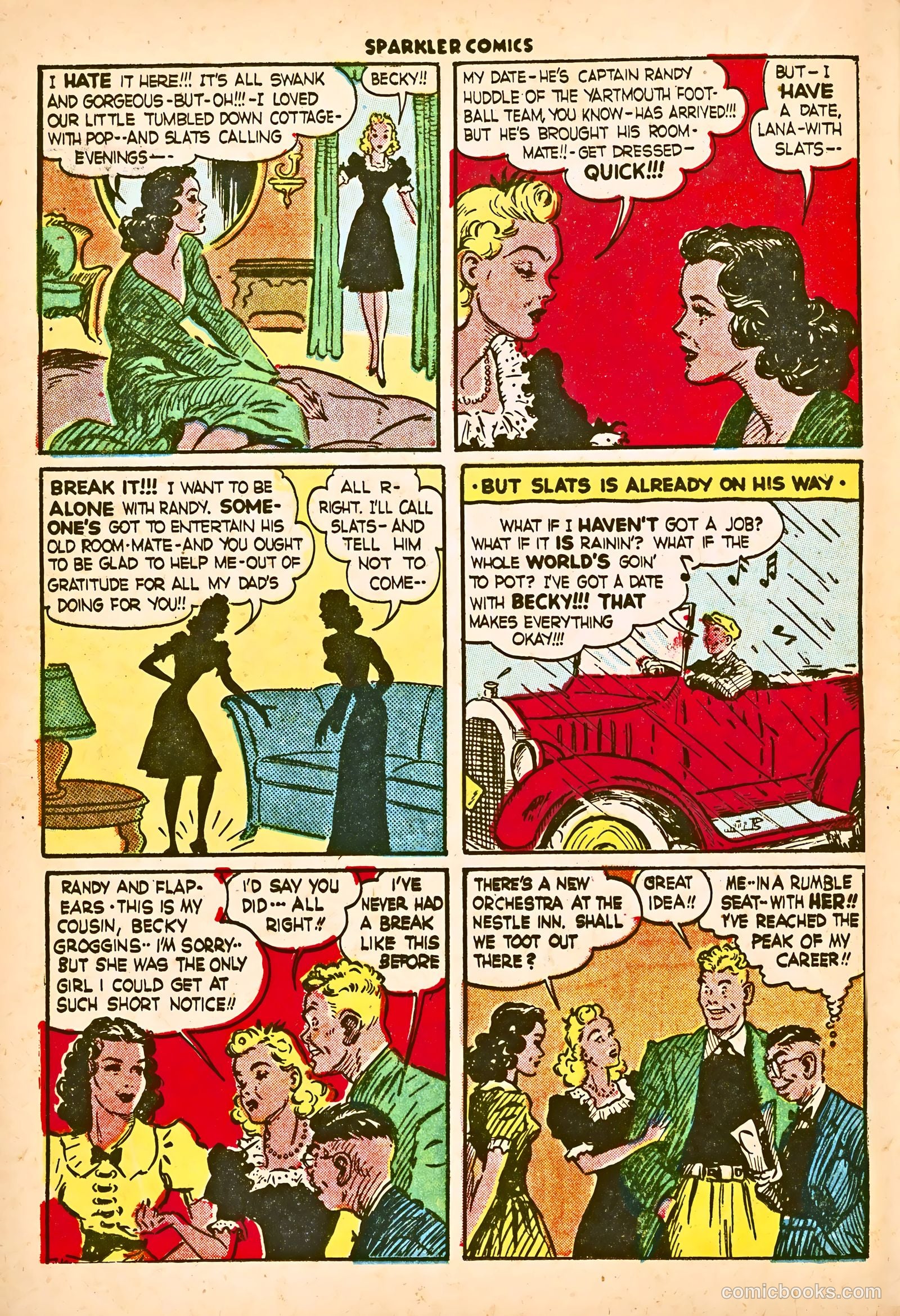 Sparkle Comics #28 (1953) — page 17 of 49