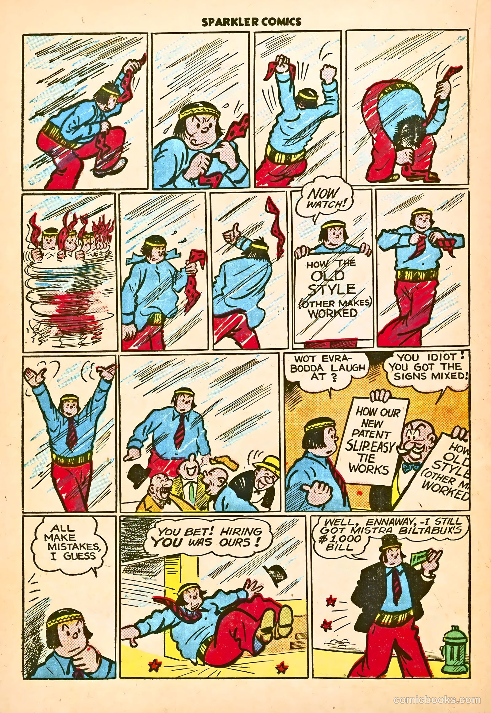 Sparkle Comics #28 (1953) — page 27 of 49