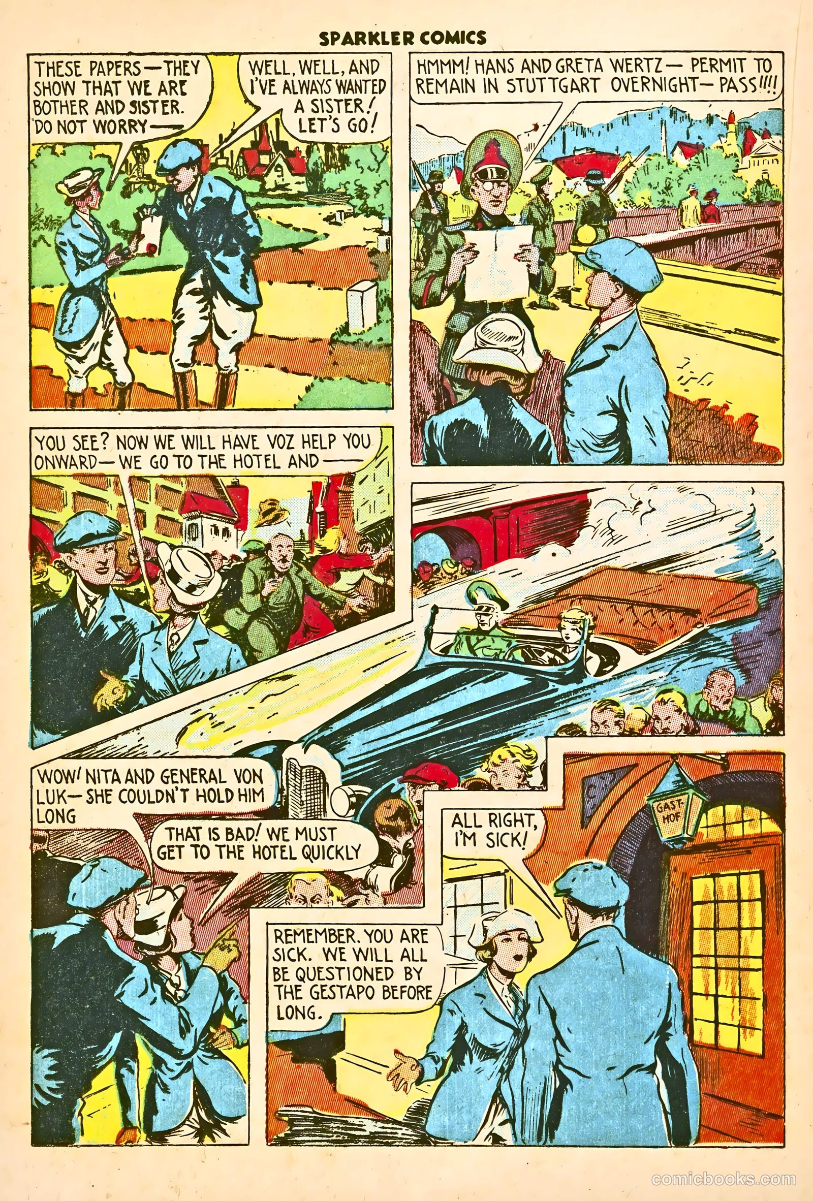 Sparkle Comics #28 (1953) — page 31 of 49