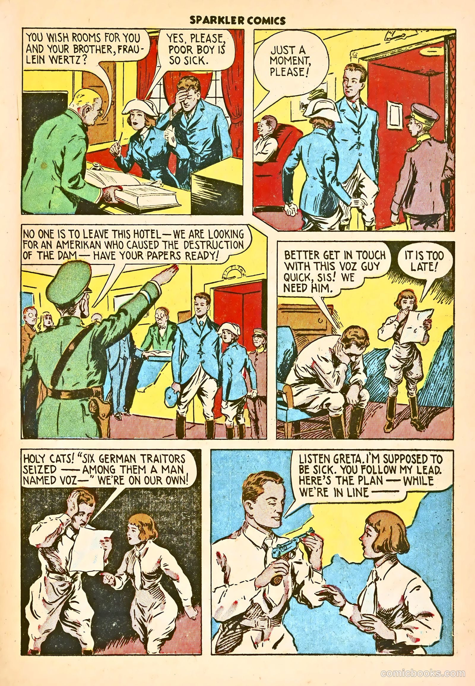 Sparkle Comics #28 (1953) — page 32 of 49