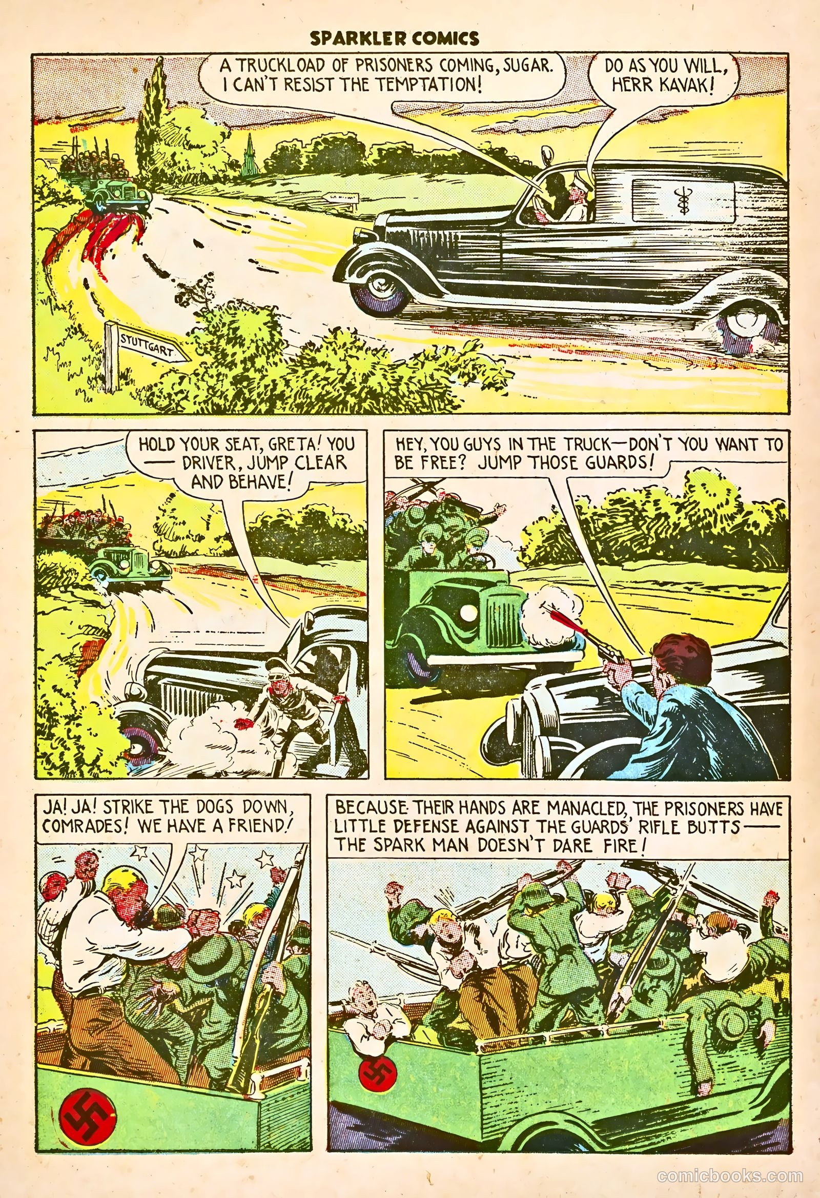 Sparkle Comics #28 (1953) — page 35 of 49