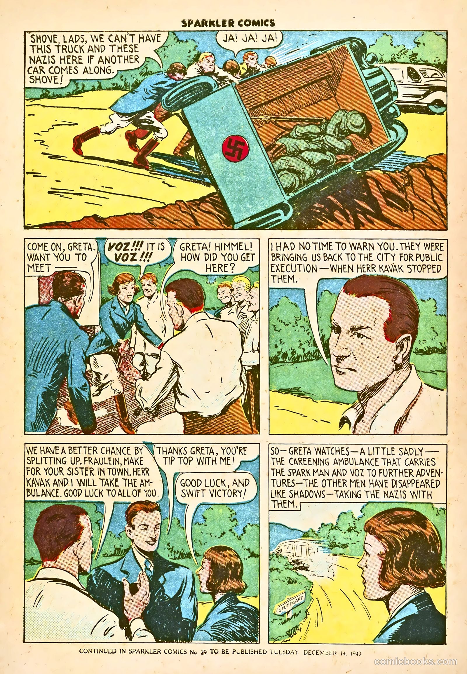 Sparkle Comics #28 (1953) — page 37 of 49