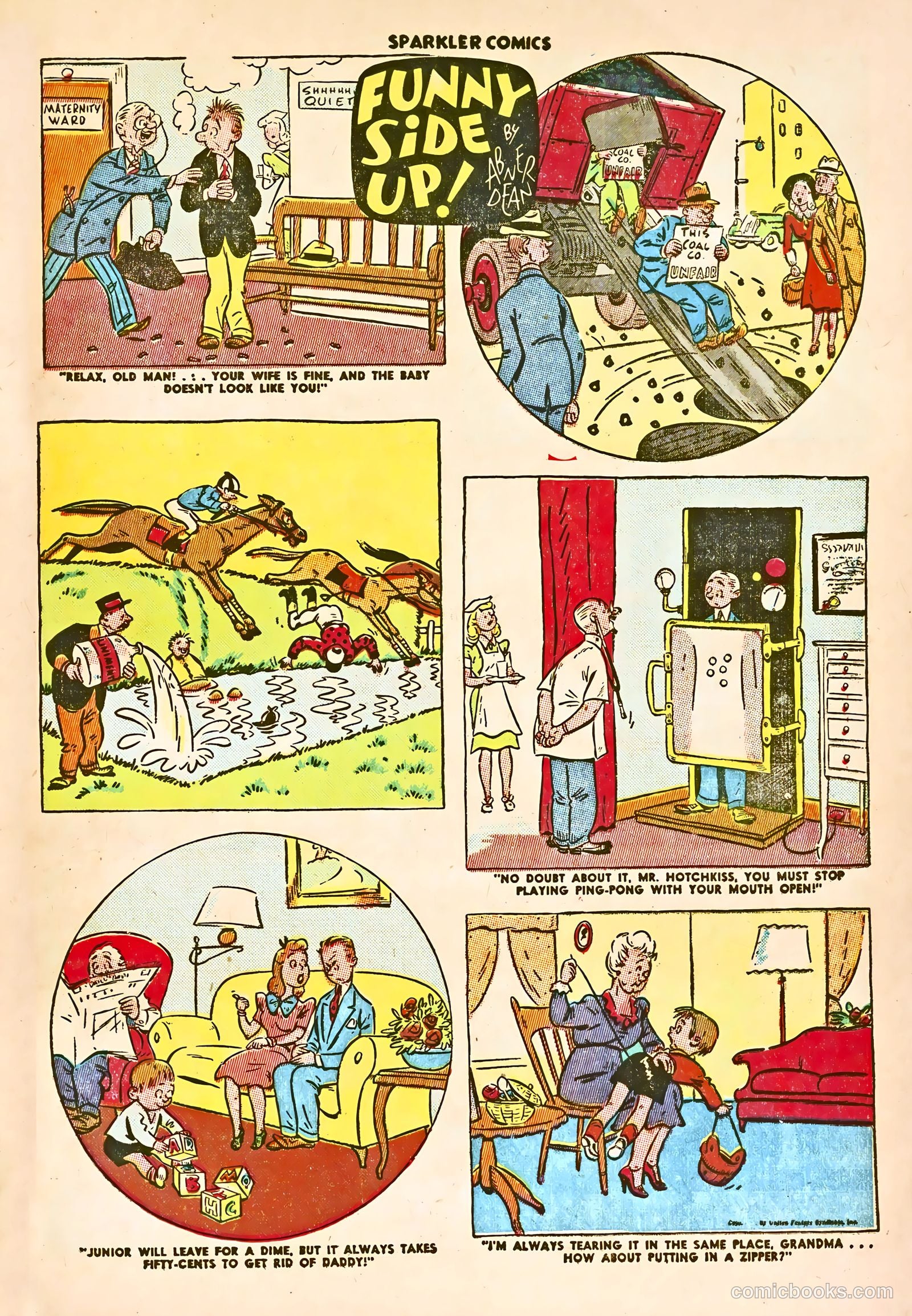 Sparkle Comics #28 (1953) — page 38 of 49