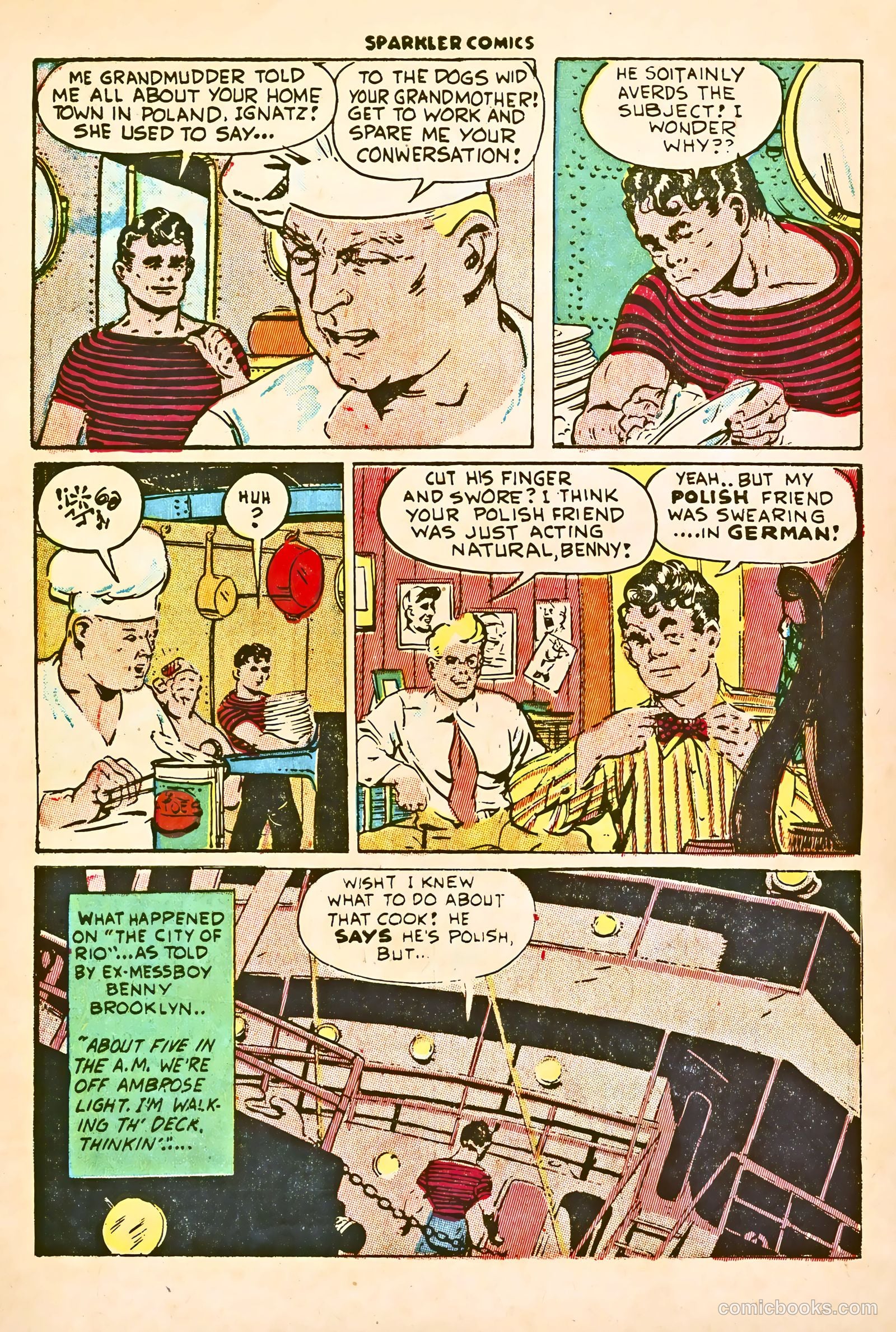 Sparkle Comics #28 (1953) — page 41 of 49