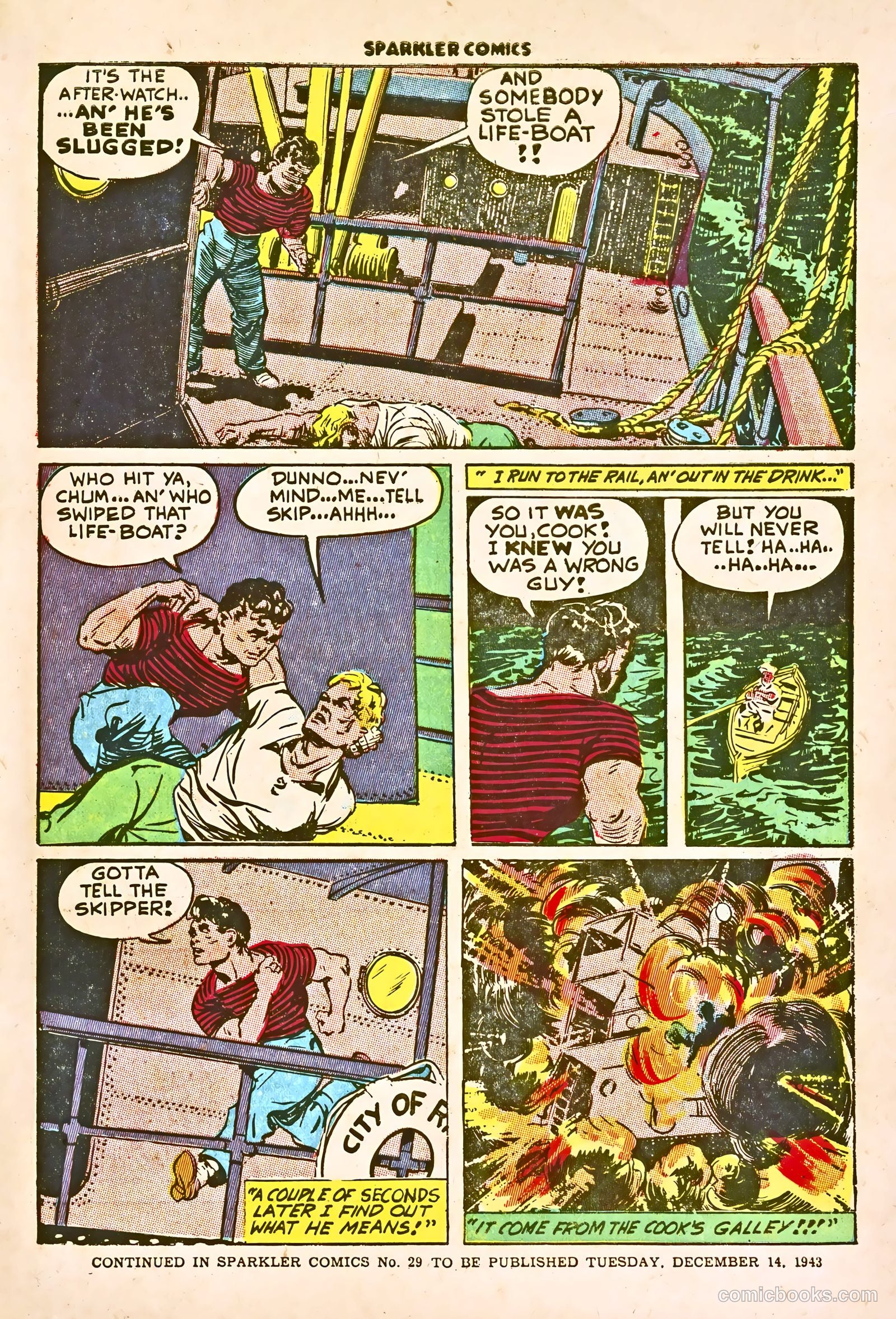 Sparkle Comics #28 (1953) — page 42 of 49