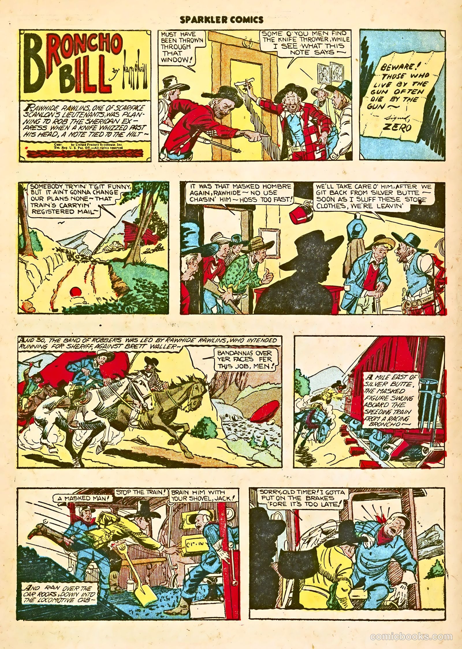 Sparkle Comics #28 (1953) — page 43 of 49