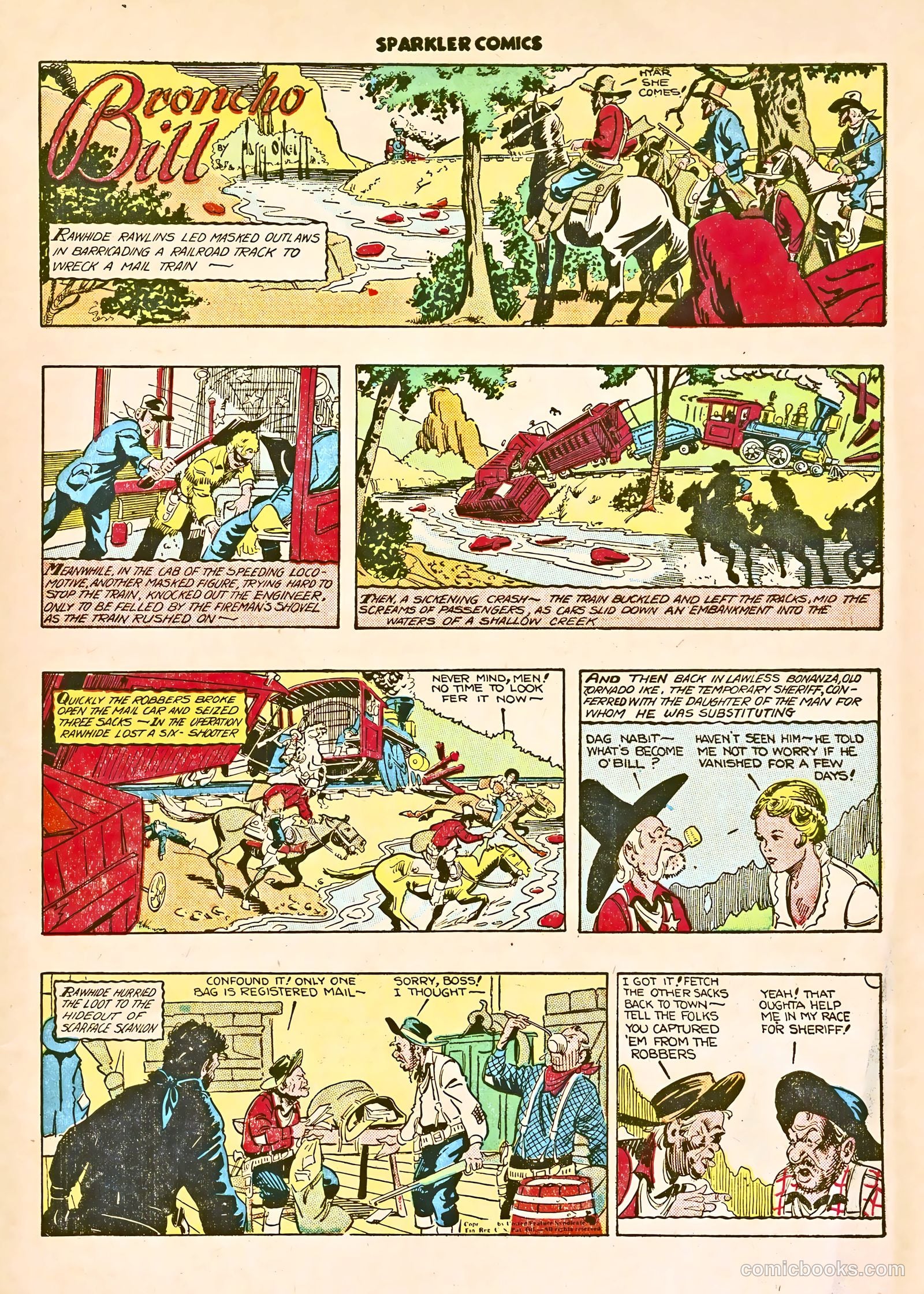 Sparkle Comics #28 (1953) — page 44 of 49