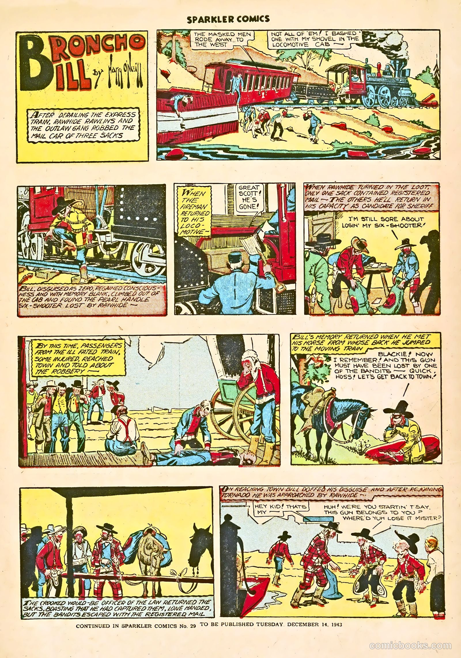 Sparkle Comics #28 (1953) — page 45 of 49