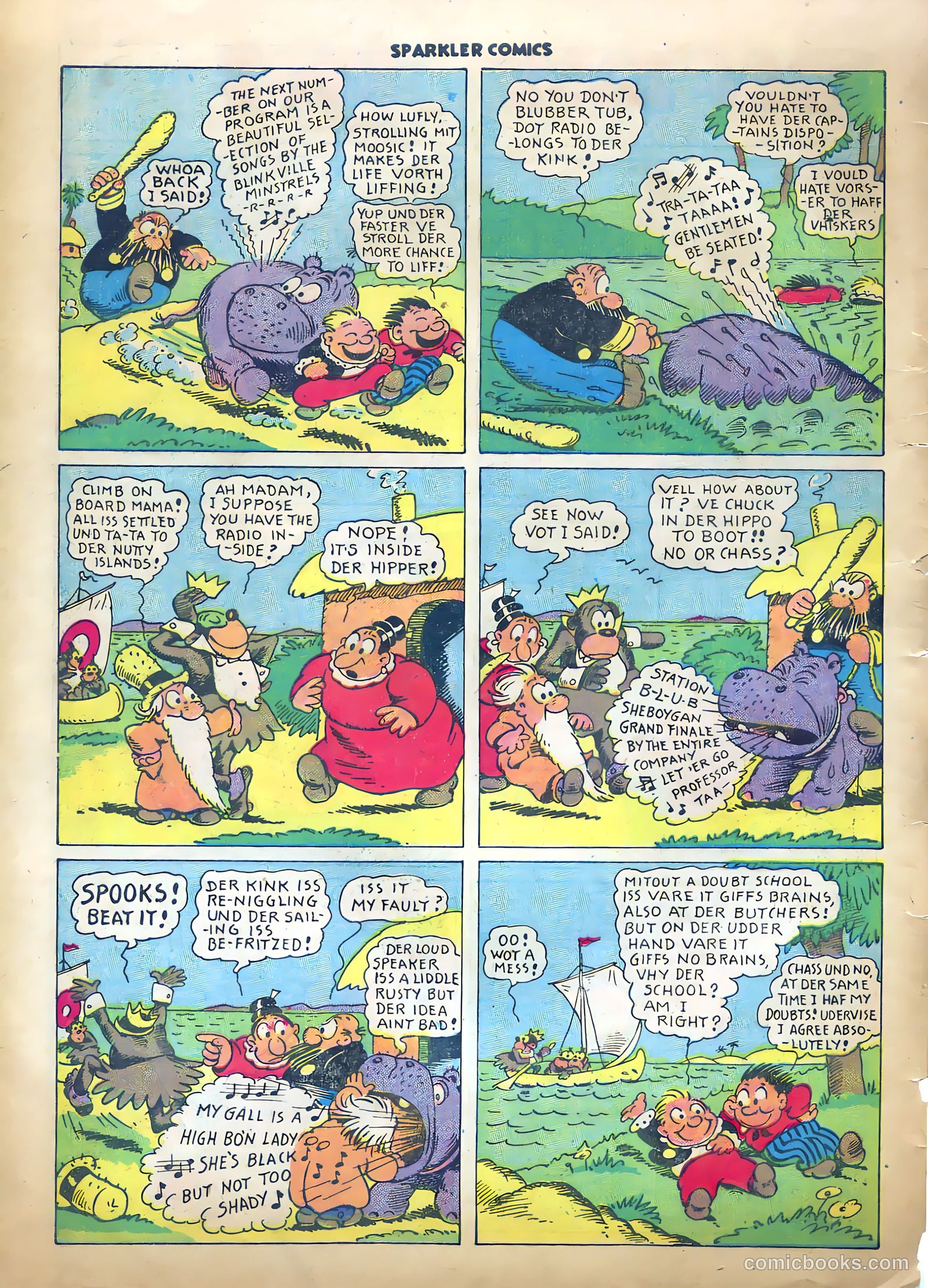 Sparkle Comics #29 (1953) — page 4 of 49