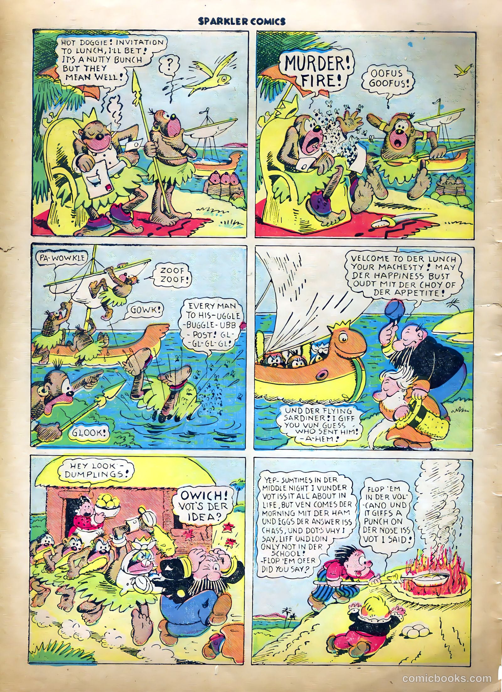 Sparkle Comics #29 (1953) — page 6 of 49