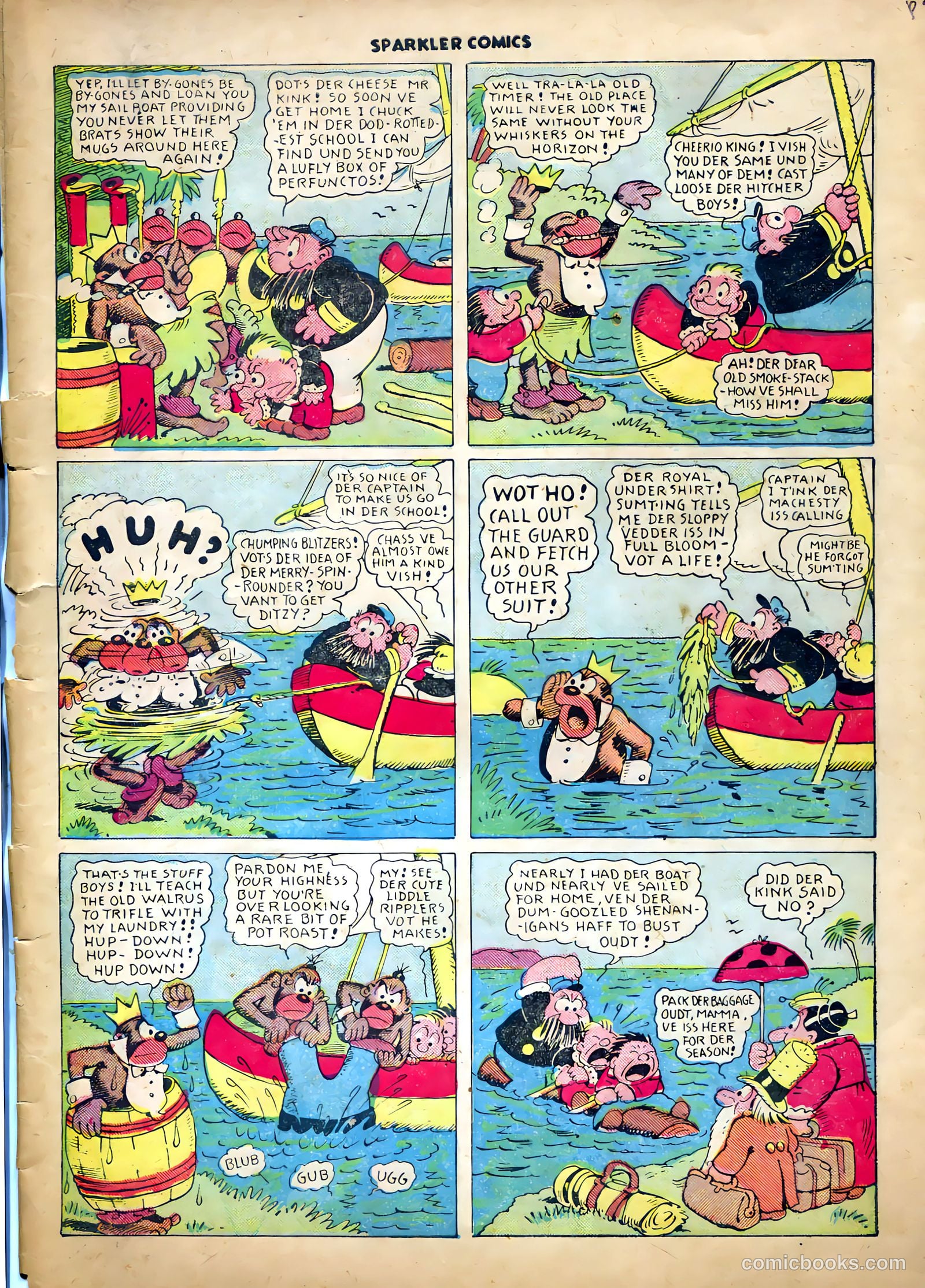 Sparkle Comics #29 (1953) — page 7 of 49
