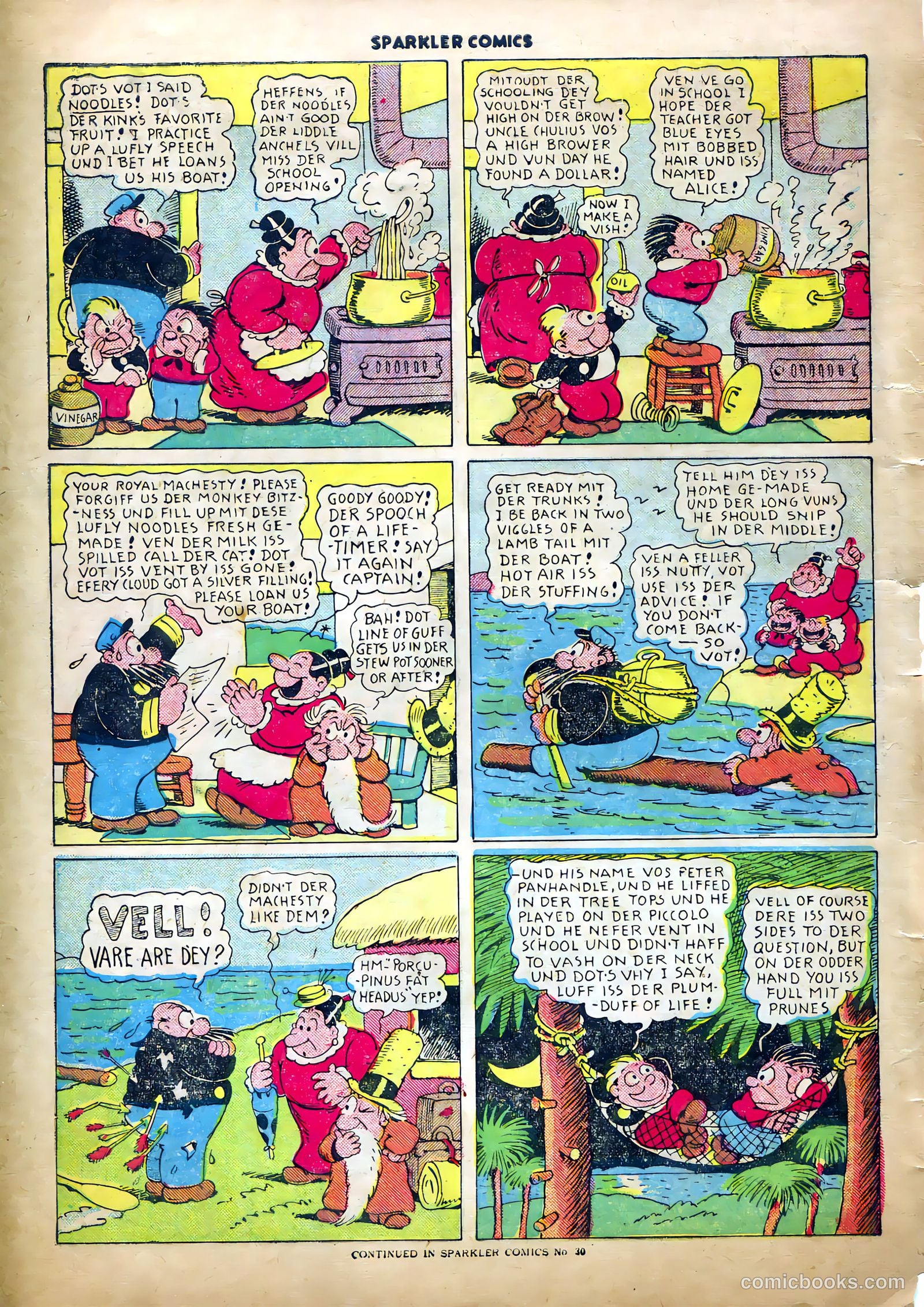 Sparkle Comics #29 (1953) — page 8 of 49