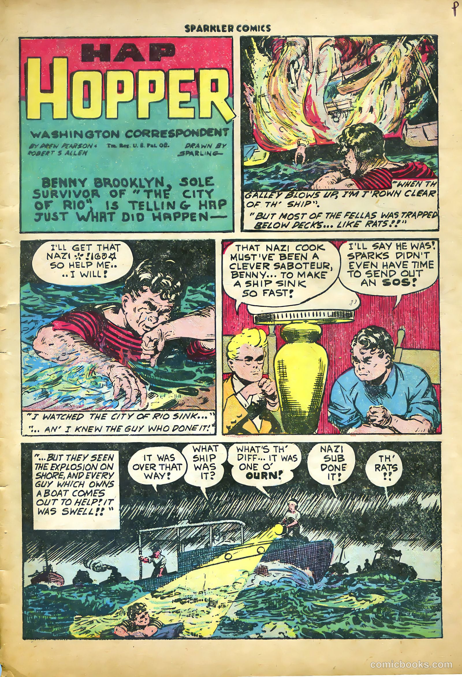 Sparkle Comics #29 (1953) — page 9 of 49