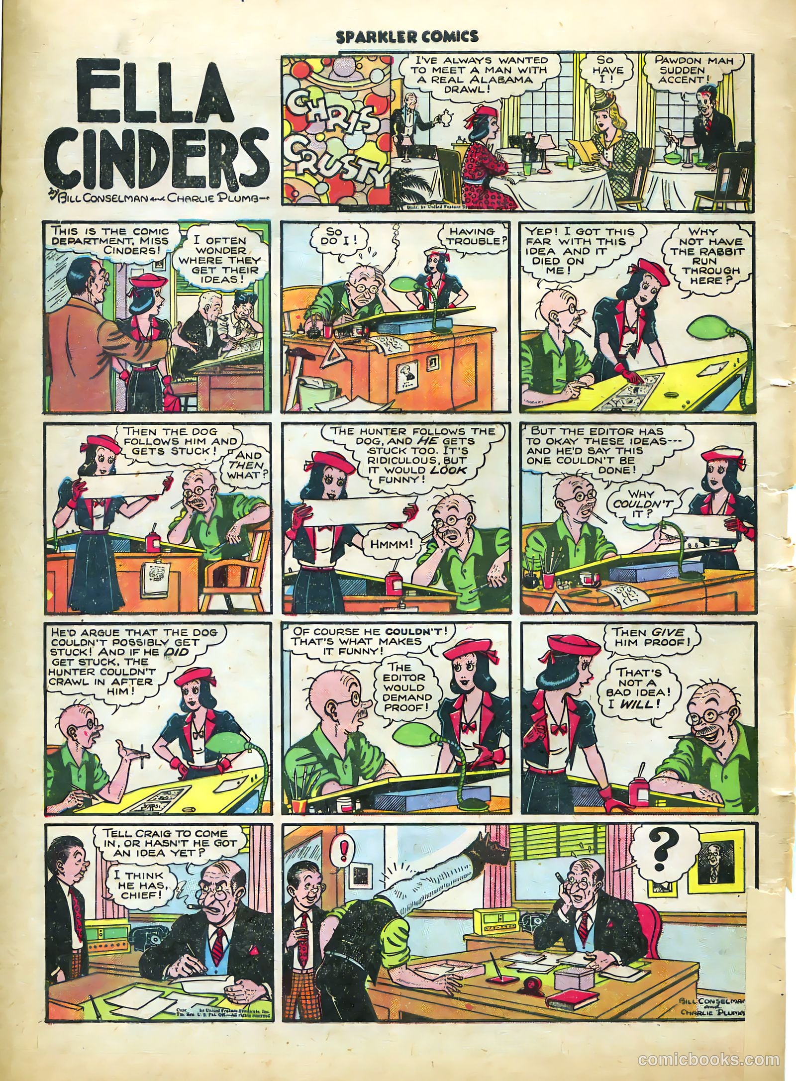 Sparkle Comics #29 (1953) — page 16 of 49