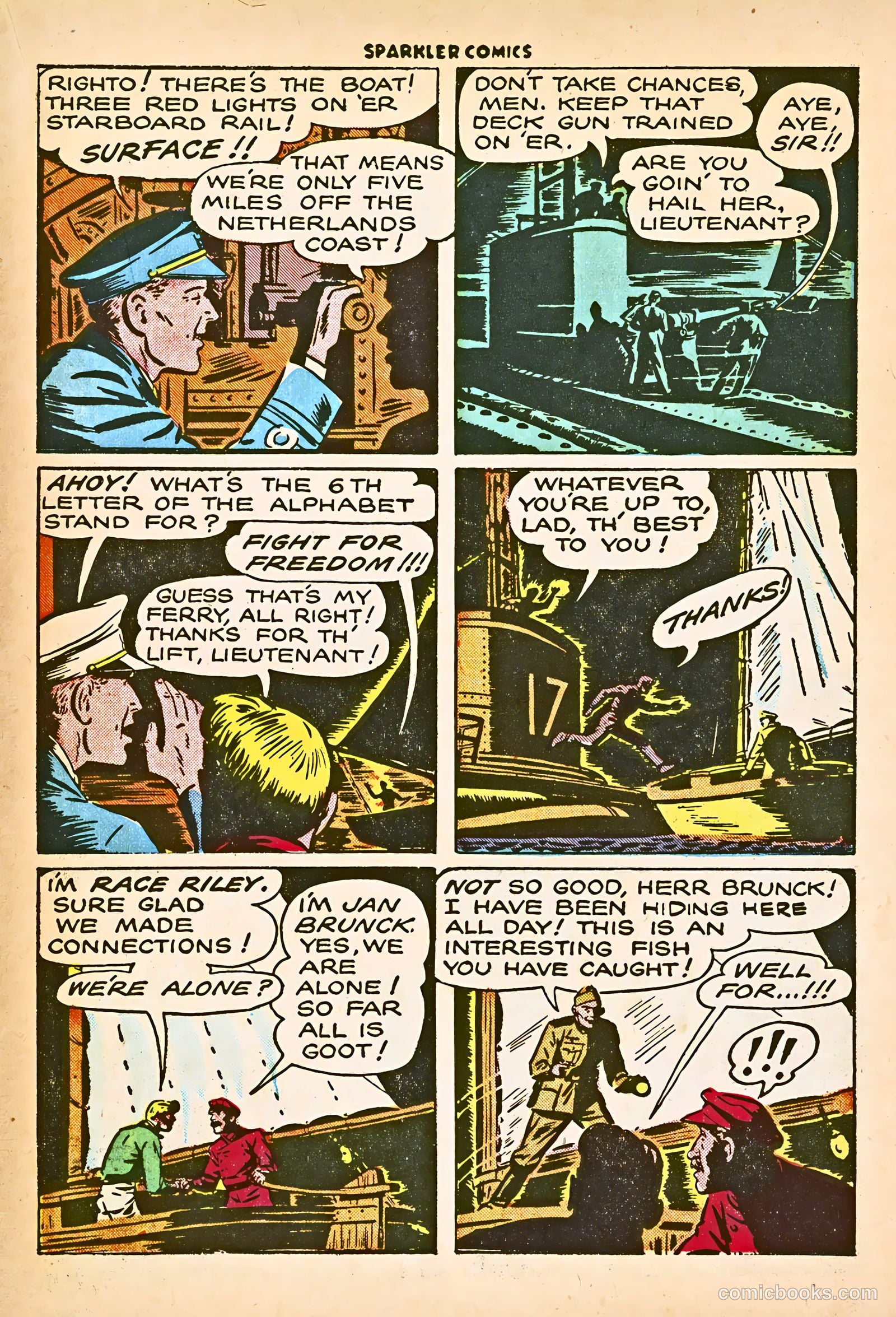 Sparkle Comics #29 (1953) — page 20 of 49
