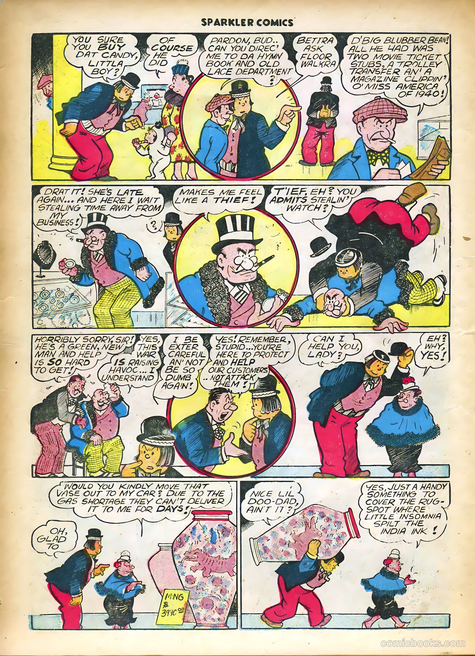 Sparkle Comics #29 (1953) — page 31 of 49