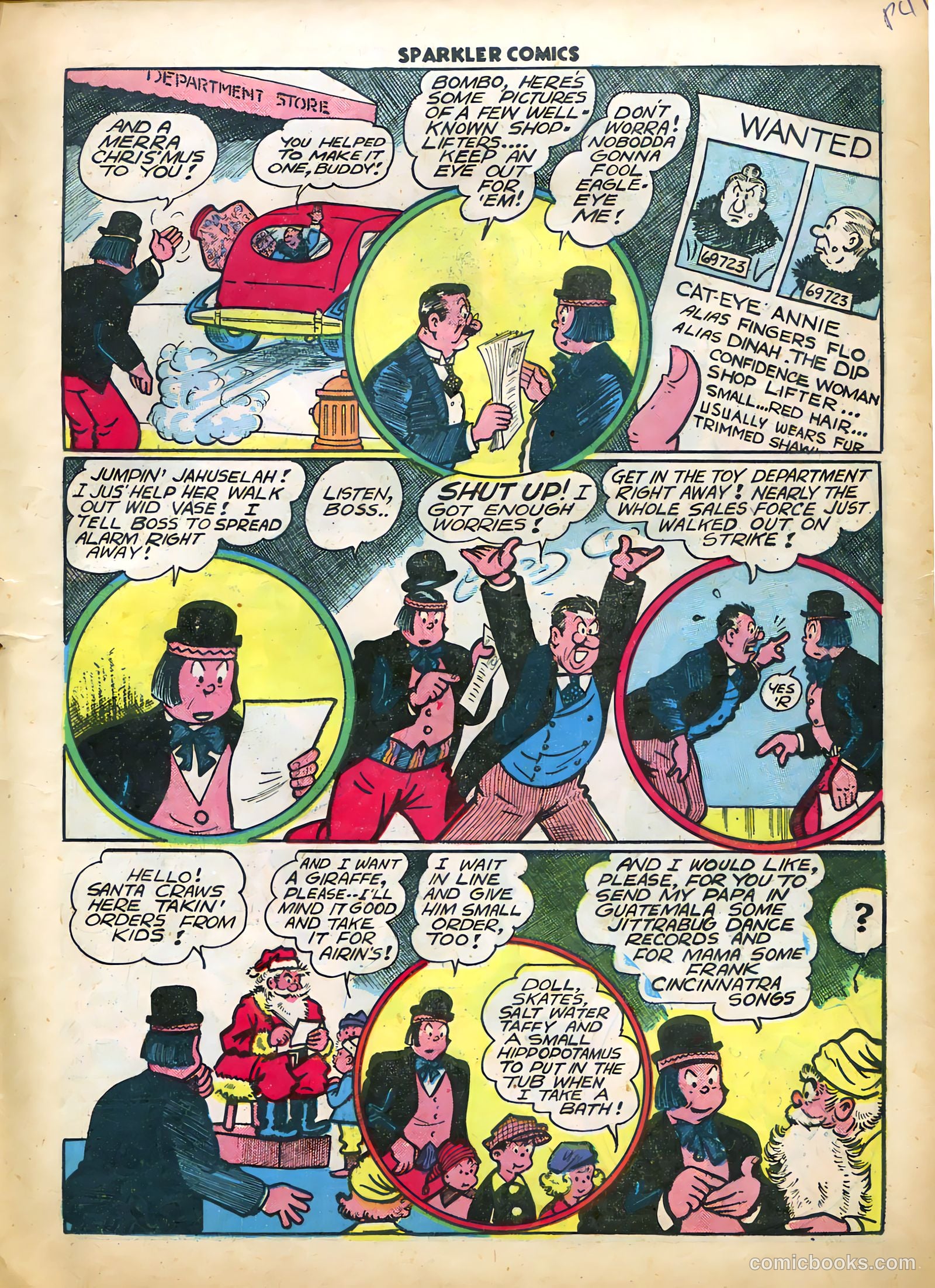 Sparkle Comics #29 (1953) — page 32 of 49